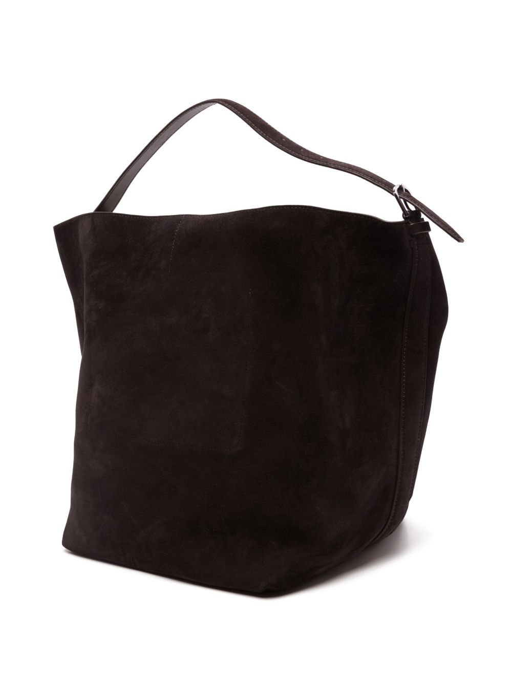 Toteme Women Belted Suede Leather Tote TOTEME