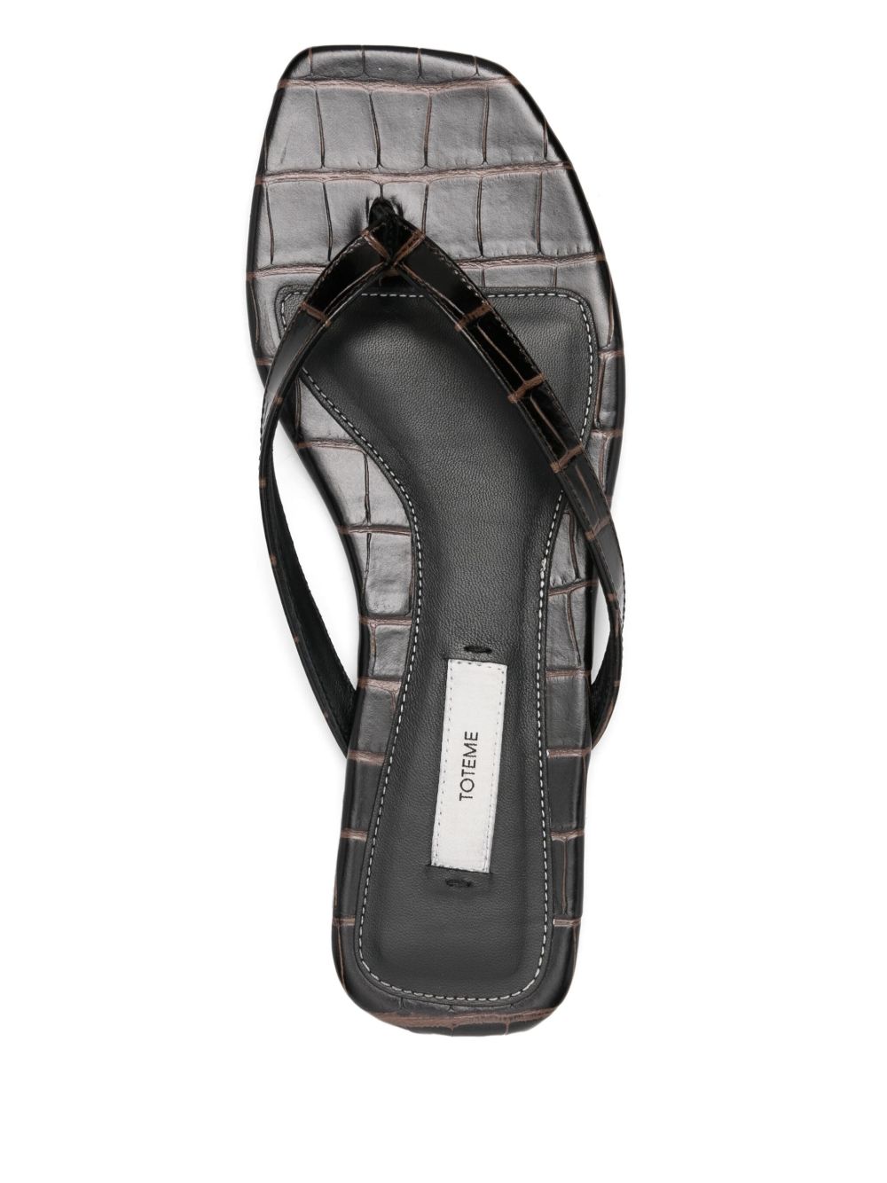 Toteme Women Leather Flip Flops TOTEME