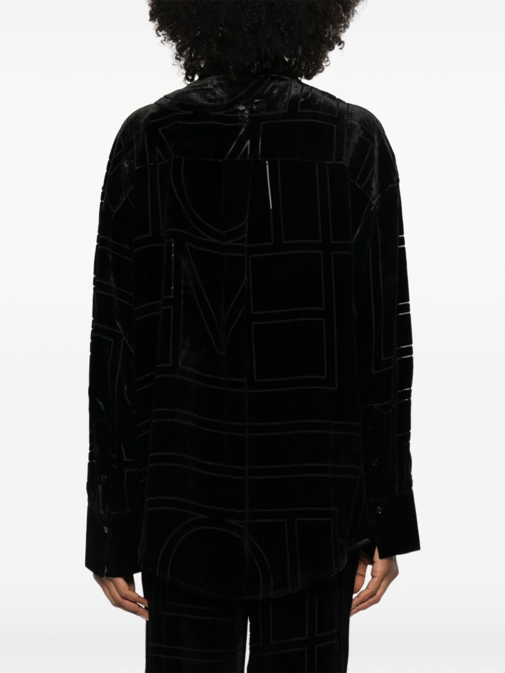Toteme Women Monogram Pajama Shirt TOTEME