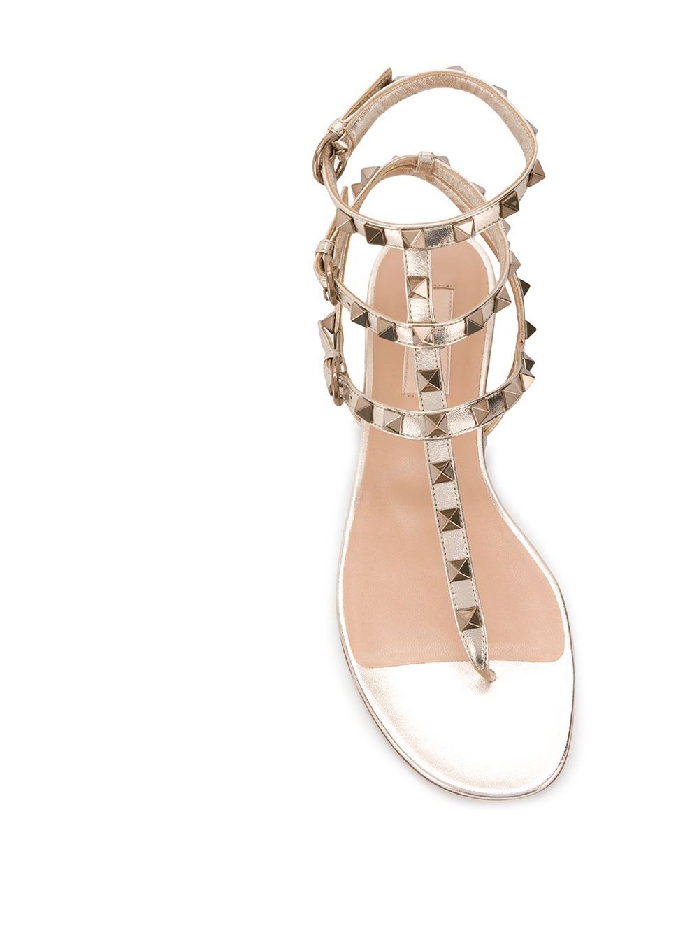 Valentino Garavani Women Rockstud Leather Thongs