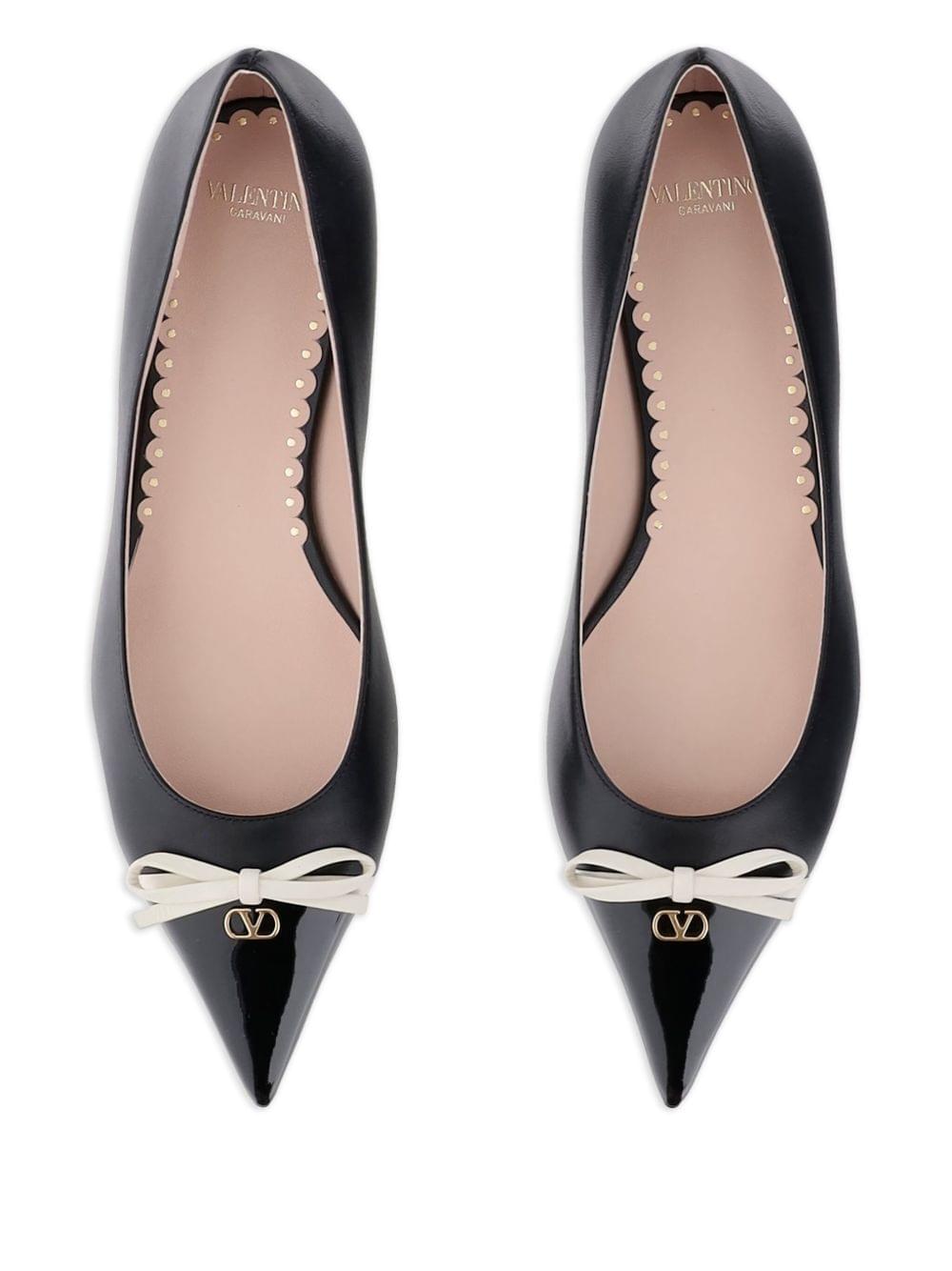 Valentino Garavani Women Bepointy Leather Ballets VALENTINO GARAVANI