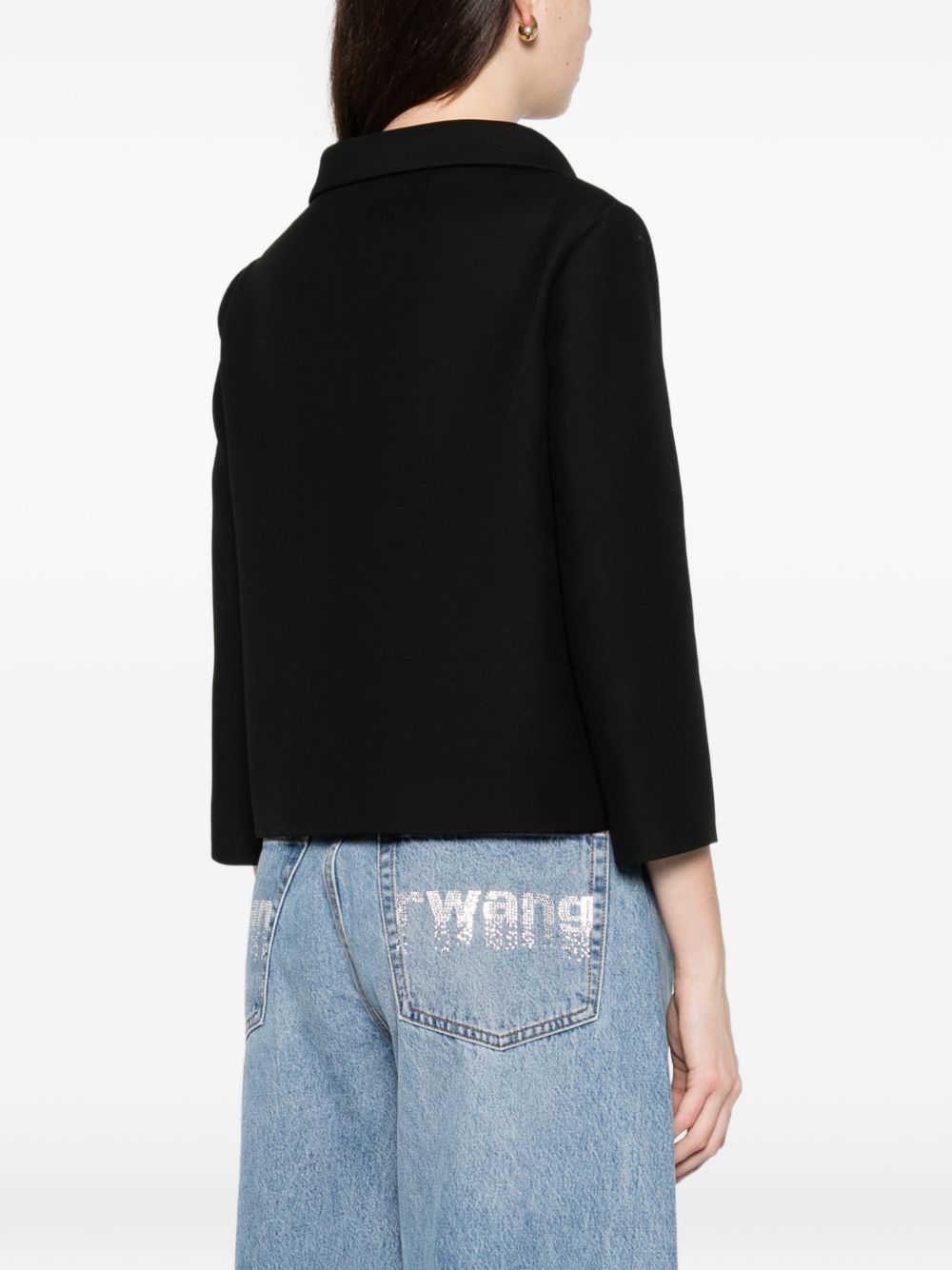 Valentino Women Vlogo Signature Wool And Silk Jacket VALENTINO