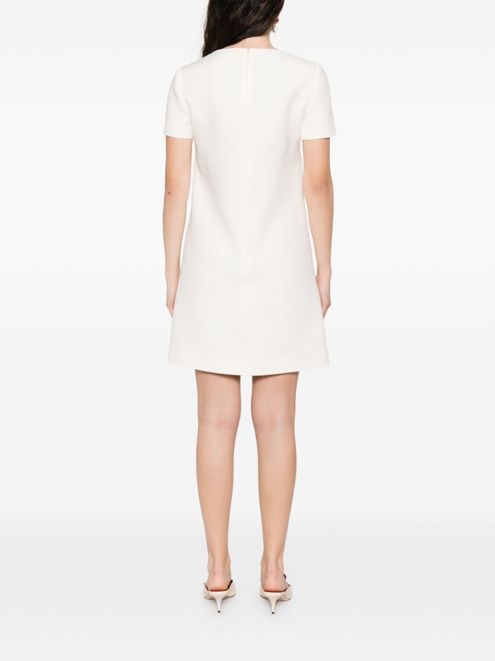 Valentino Women Wool And Silk Blend Short Dress VALENTINO