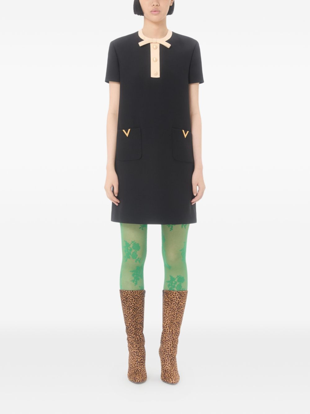 Valentino Women Wool And Silk Blend Dress VALENTINO