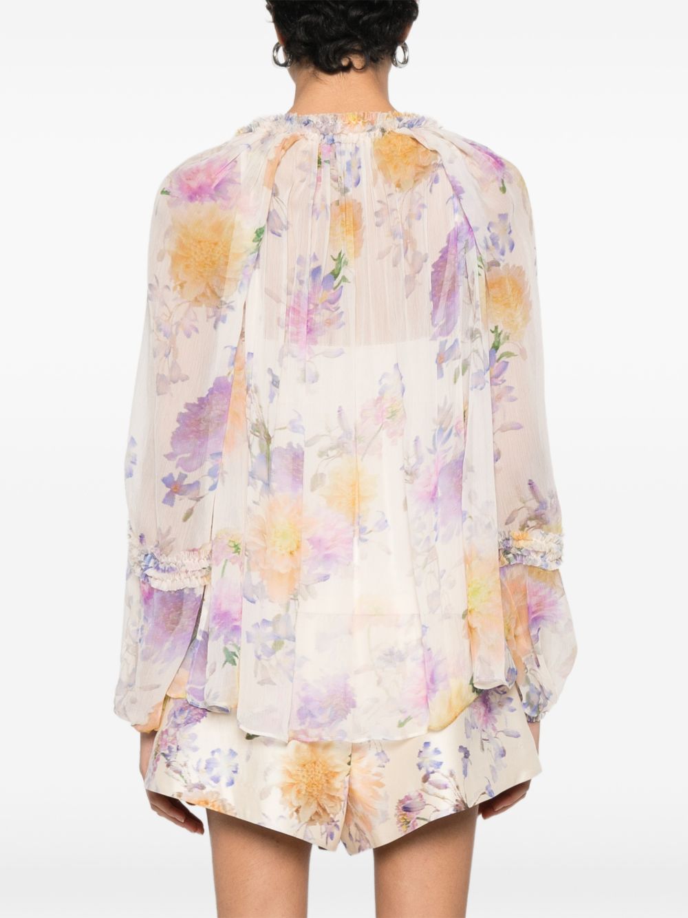 Zimmermann Women Luna Printed Blouse ZIMMERMANN
