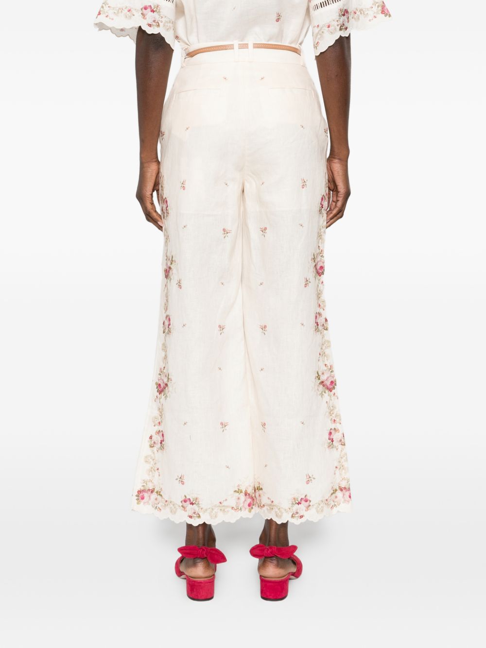 Zimmermann Women Patience Linen Trousers ZIMMERMANN