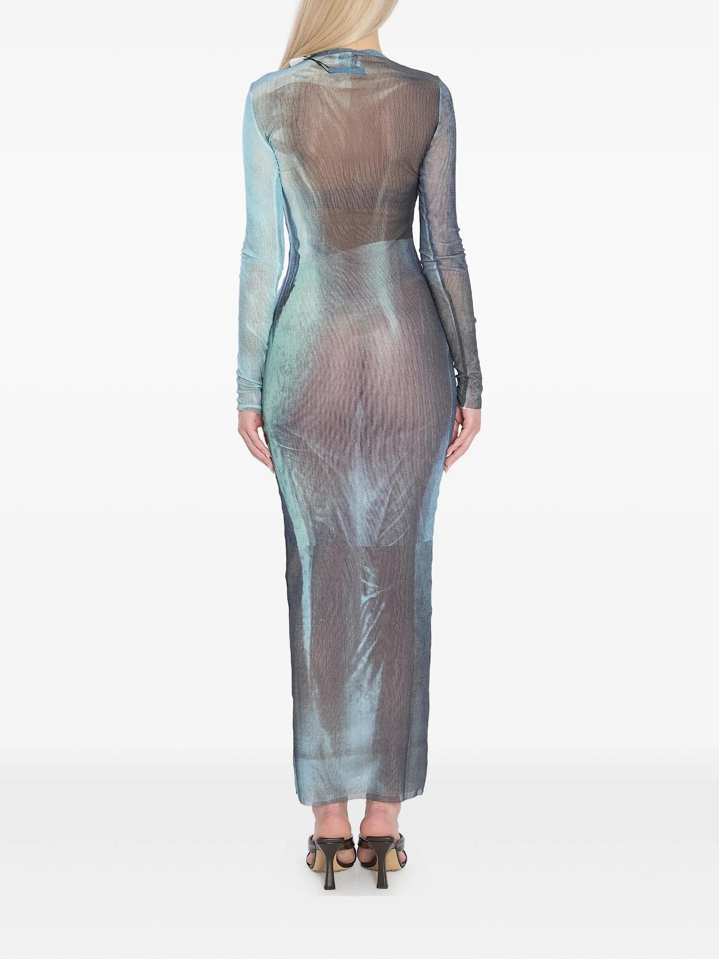 Jean Paul Gaultier Women Water-Print Maxi Dress JEAN PAUL GAULTIER