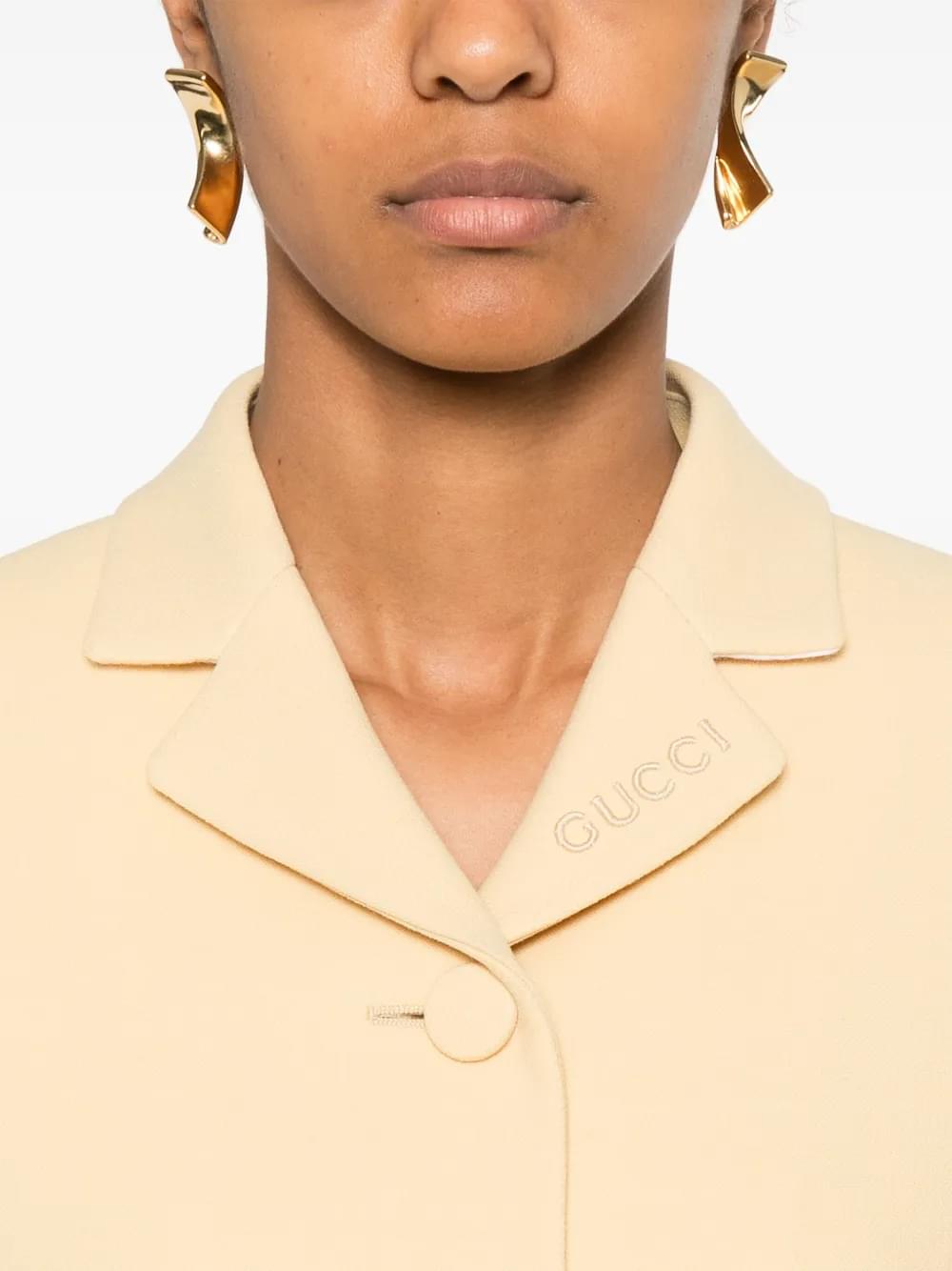 Gucci Women Crepe Wool Blazer GUCCI
