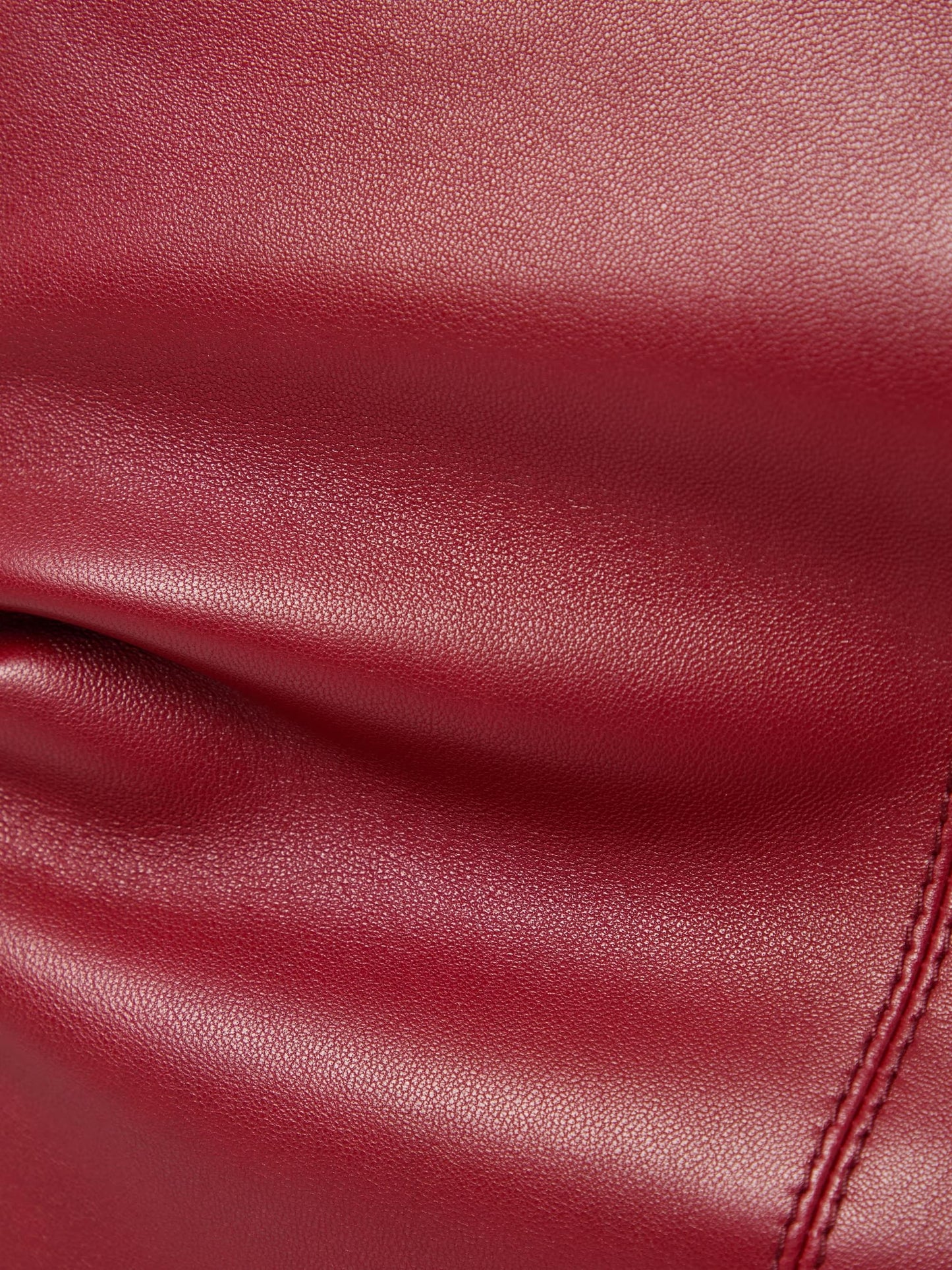 Saint Laurent Women Leather Skirt SAINT LAURENT