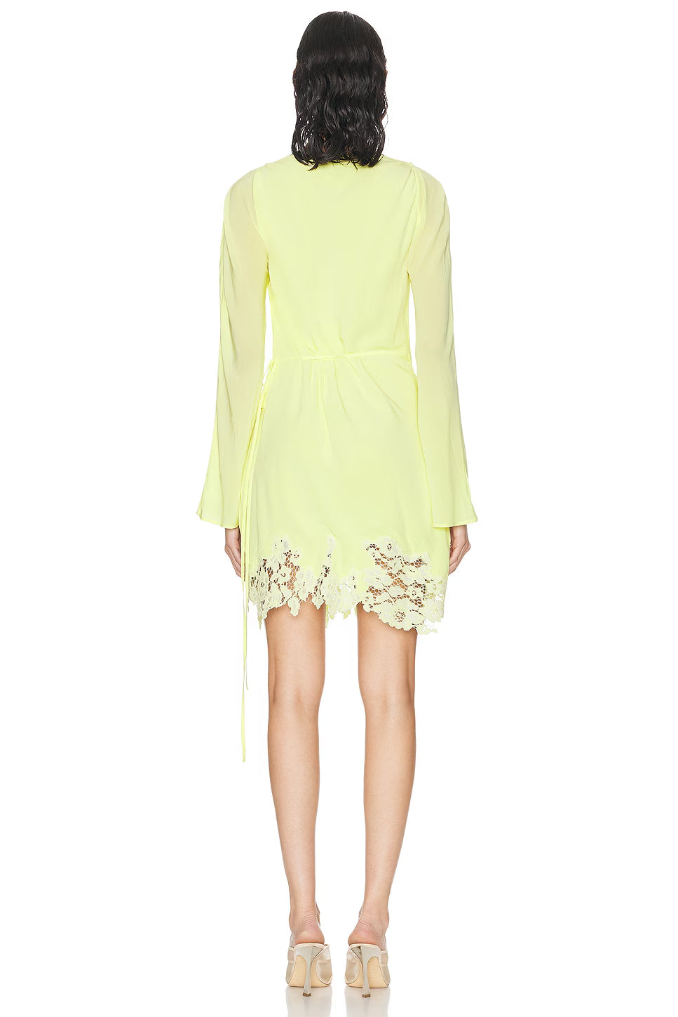 Acne Studios Women Floral-Lace Detail Mini Dress ACNE STUDIOS