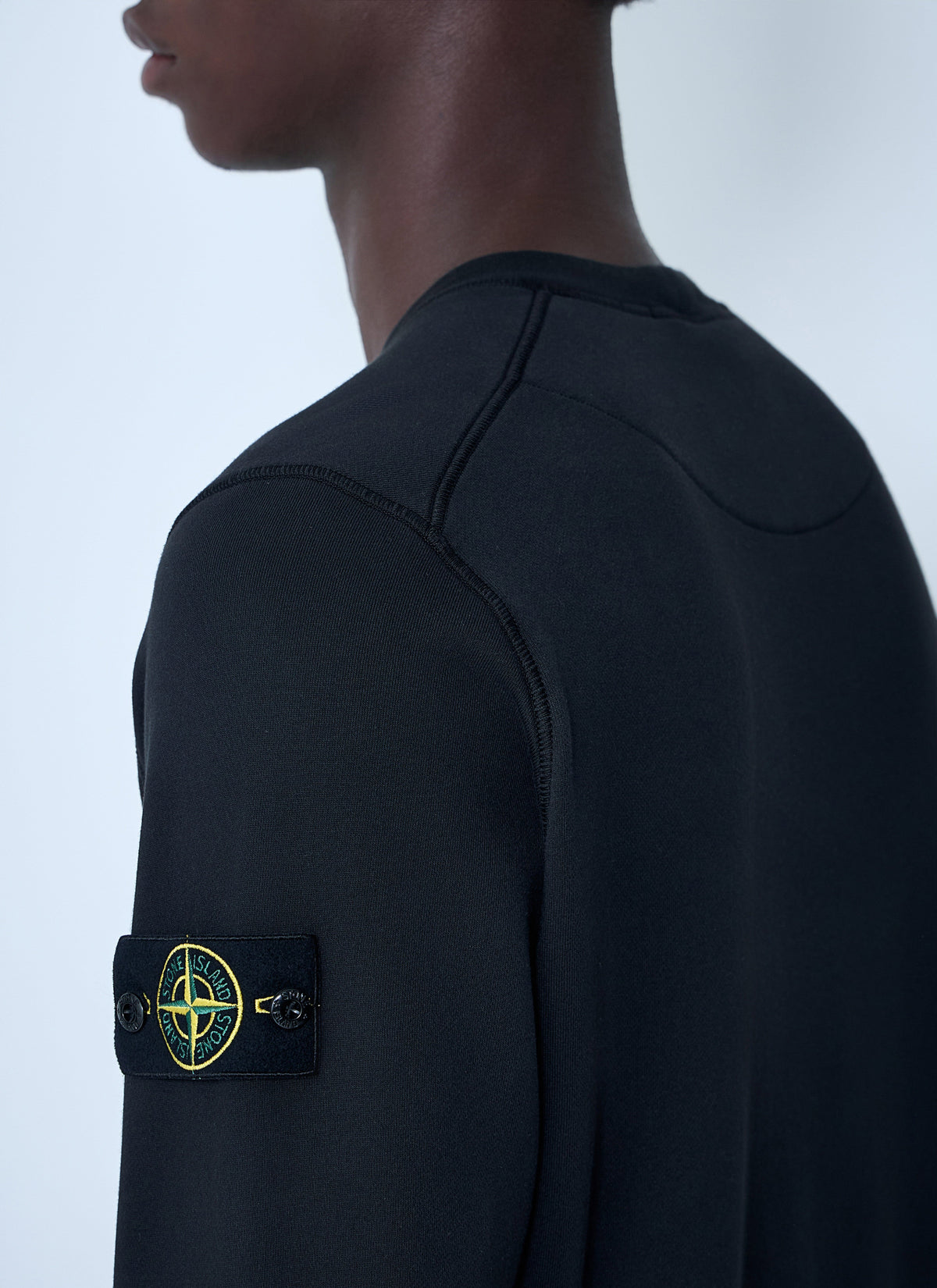 Stone Island Men Logo Patch Sweatshirt STONE ISLAND