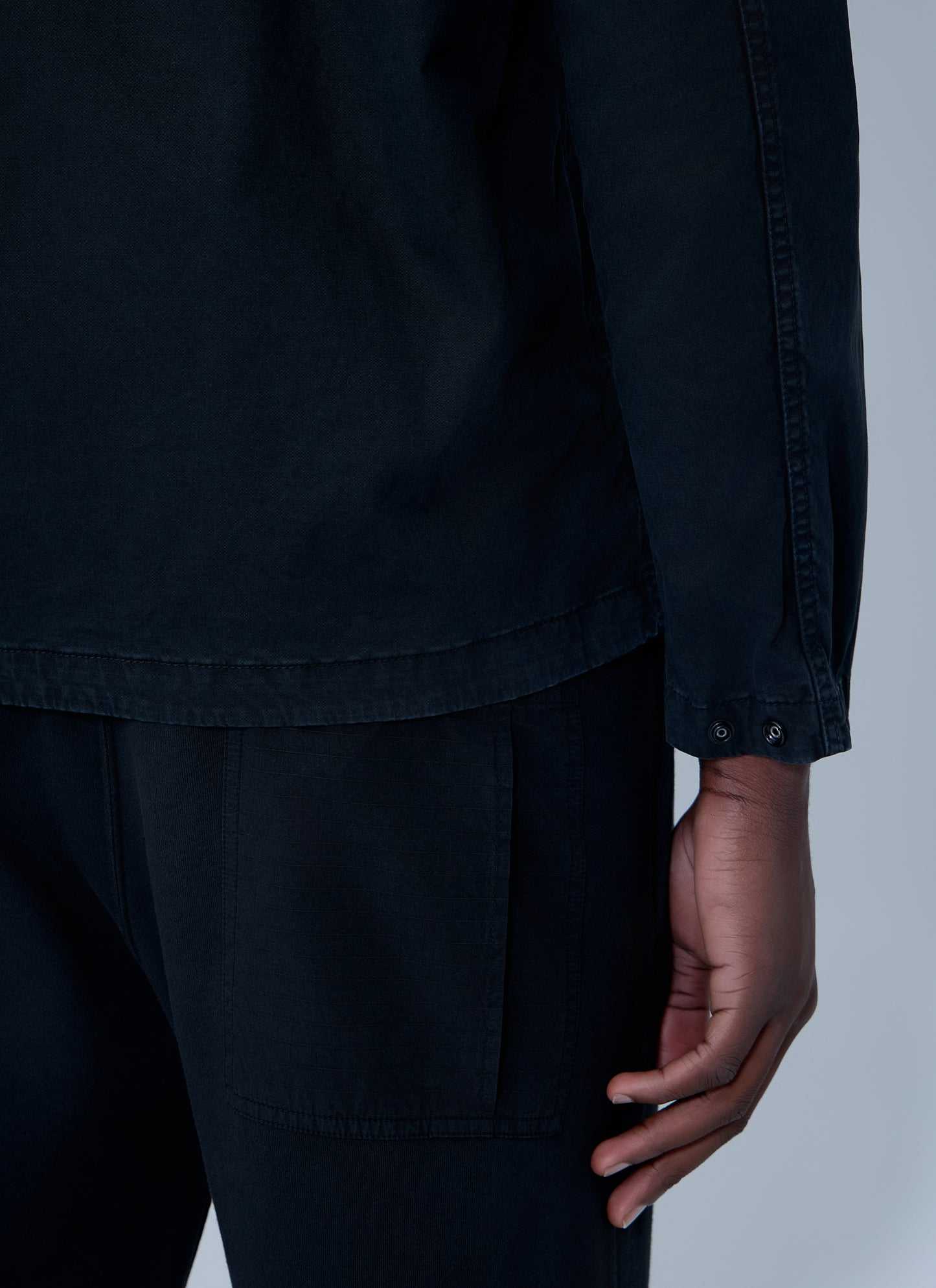 Stone Island Men Logo Patch Shirt STONE ISLAND