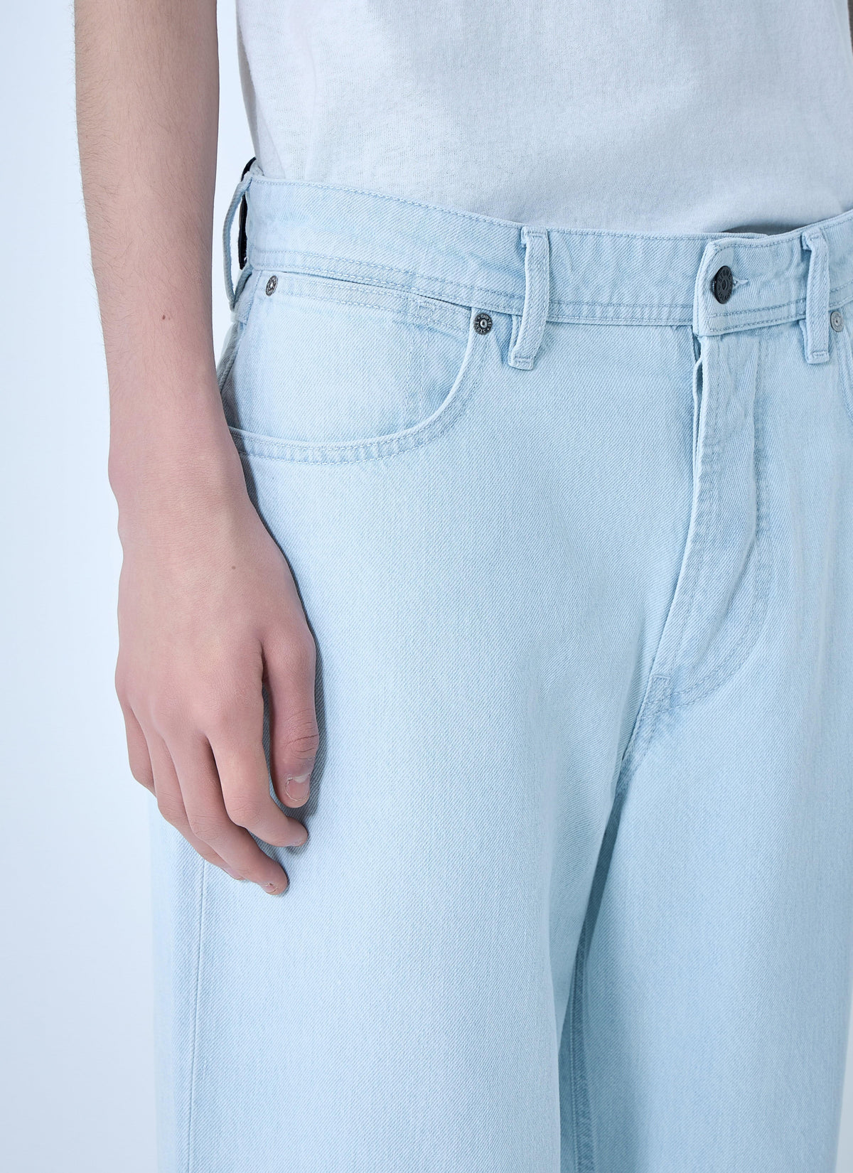 Stone Island Men Wide-Leg Denim Jeans STONE ISLAND