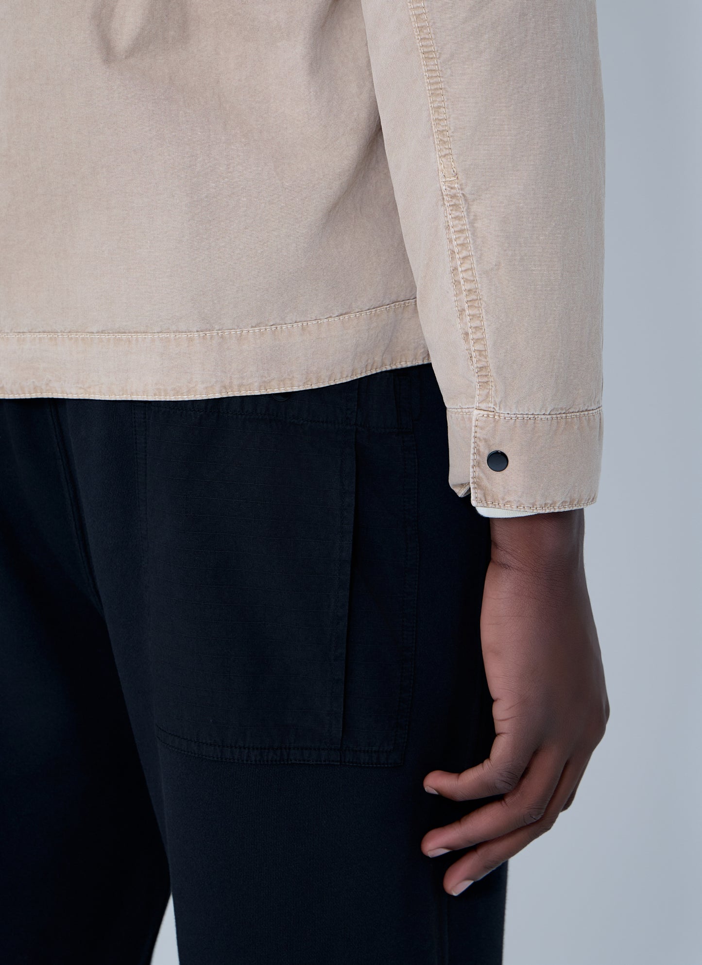Stone Island Men Logo Patch Overshirt STONE ISLAND
