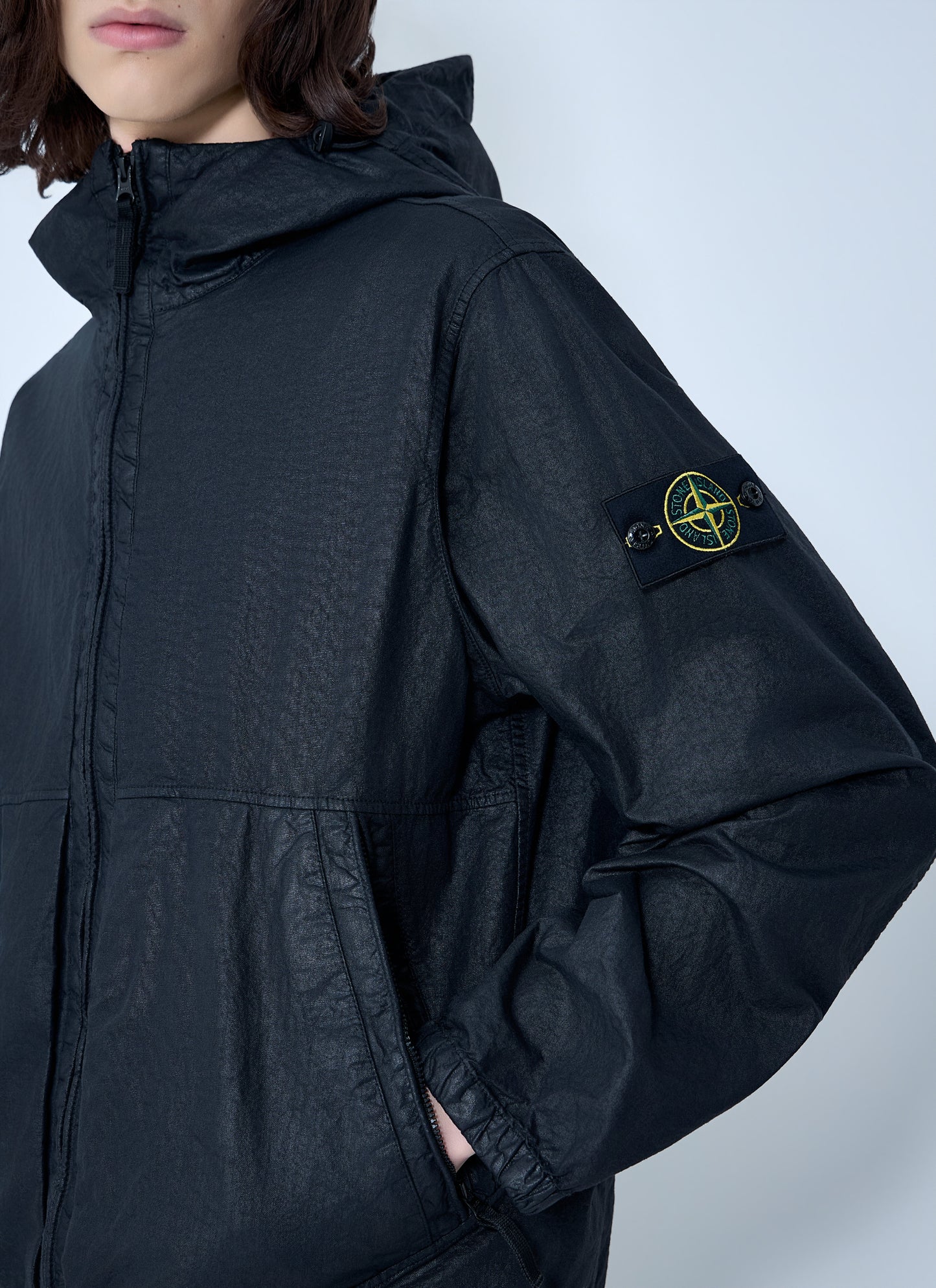 Stone Island Men Technical Hooded Jacket STONE ISLAND