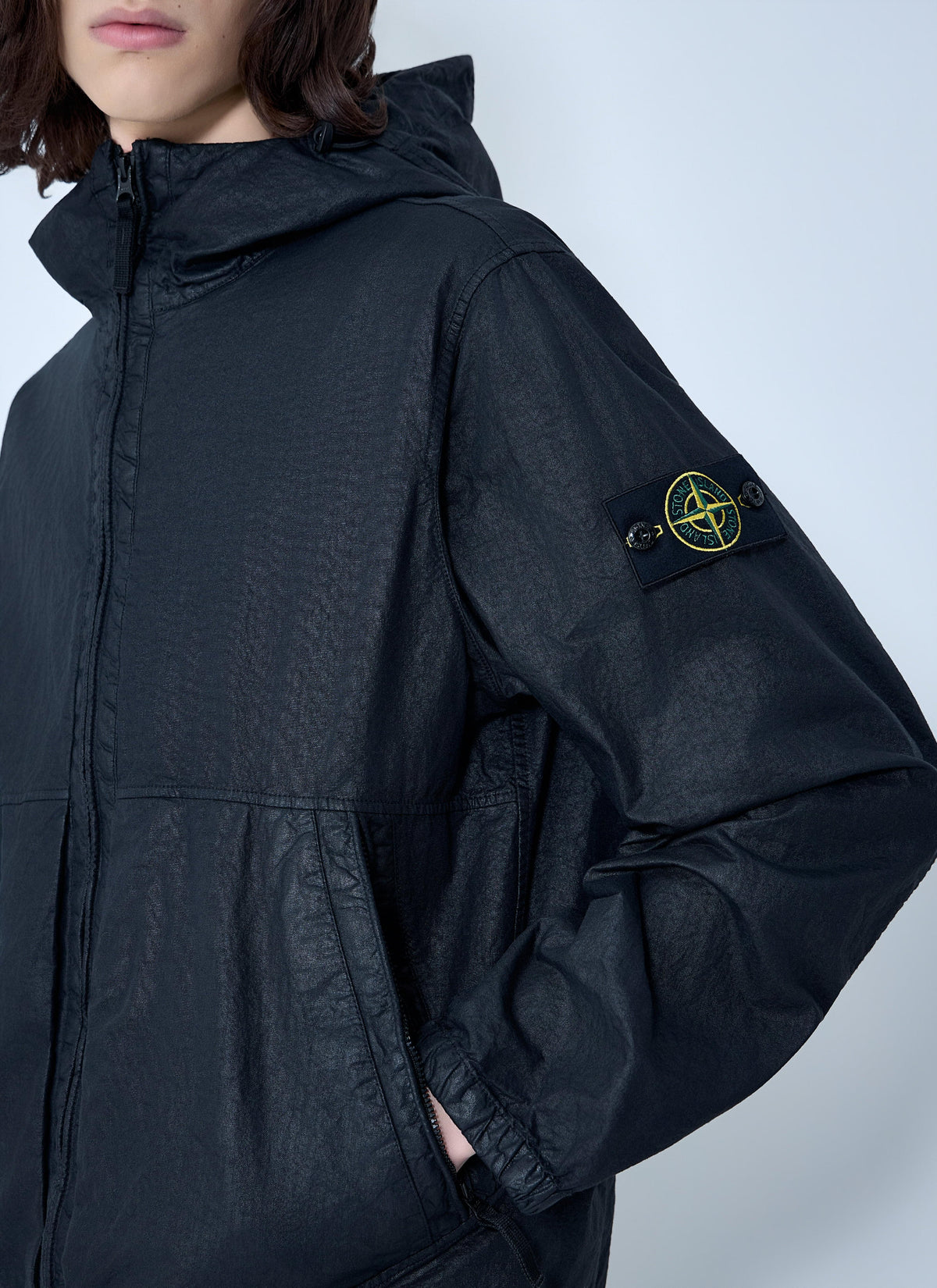Stone Island Men Technical Hooded Jacket STONE ISLAND