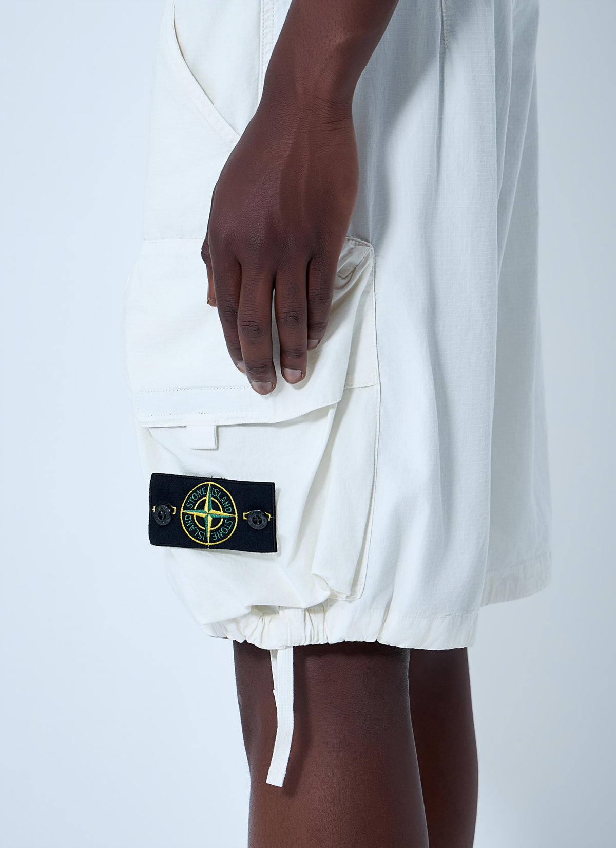 Stone Island Men Cargo Shorts With Flap Pockets STONE ISLAND