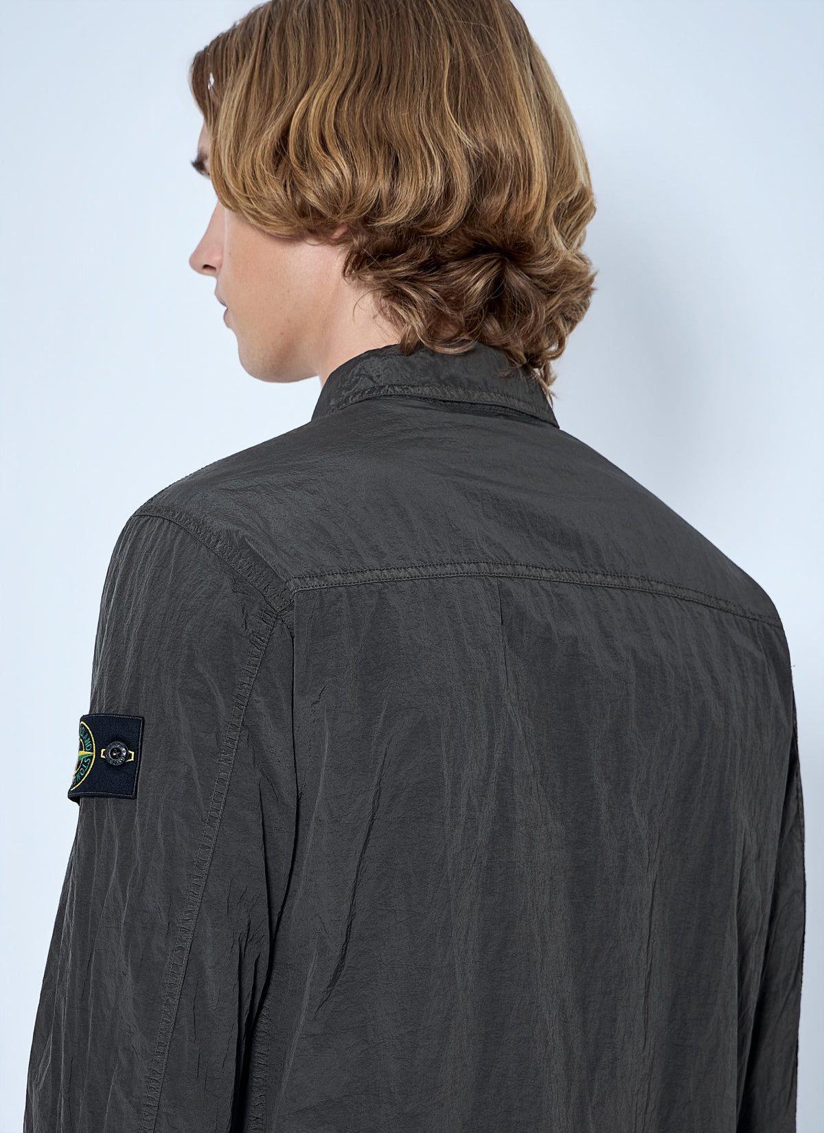 Stone Island Men Technical Overshirt With Patch Pocket STONE ISLAND