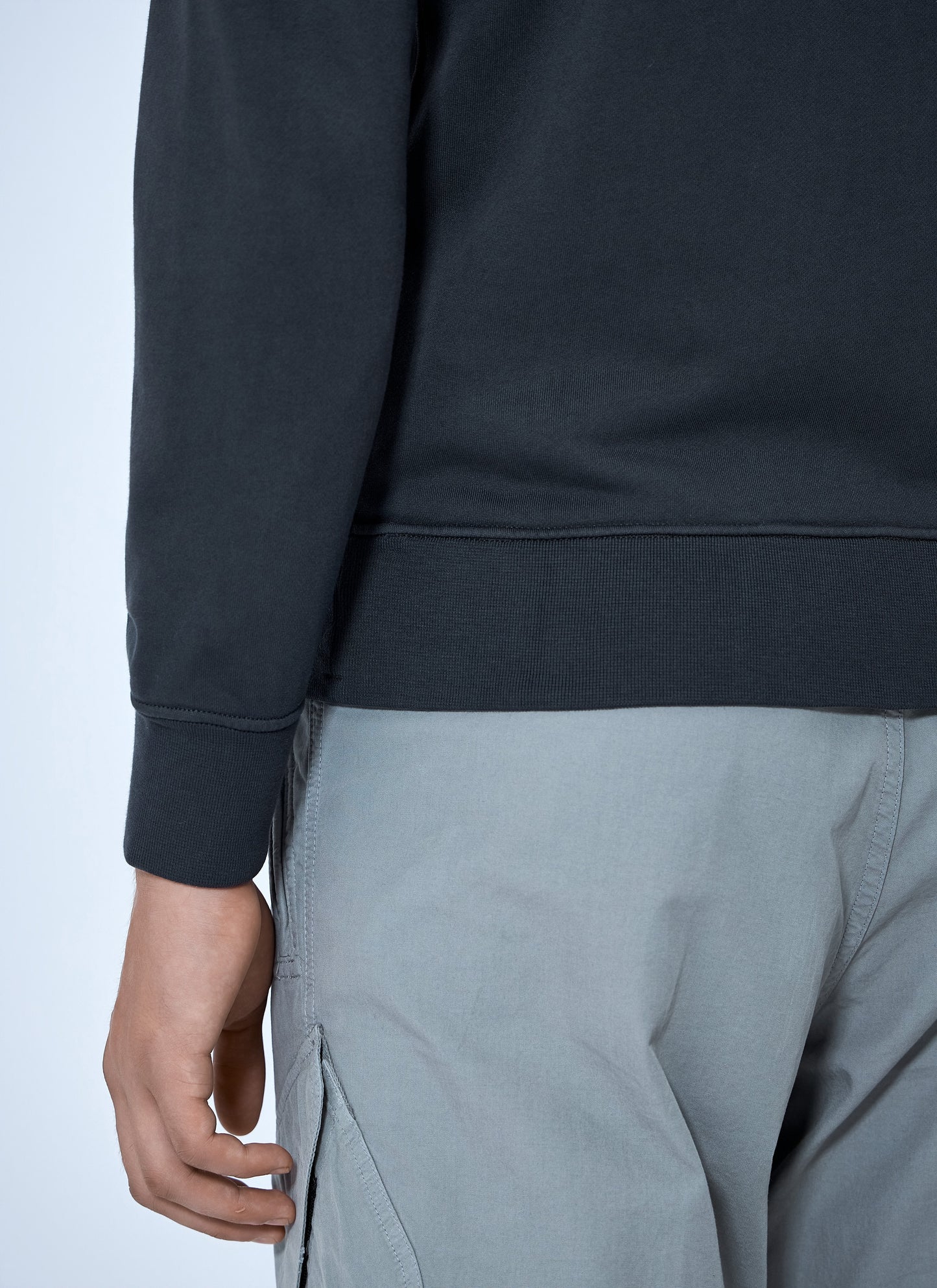 Stone Island Men Hooded Zip-Up Sweatshirt STONE ISLAND