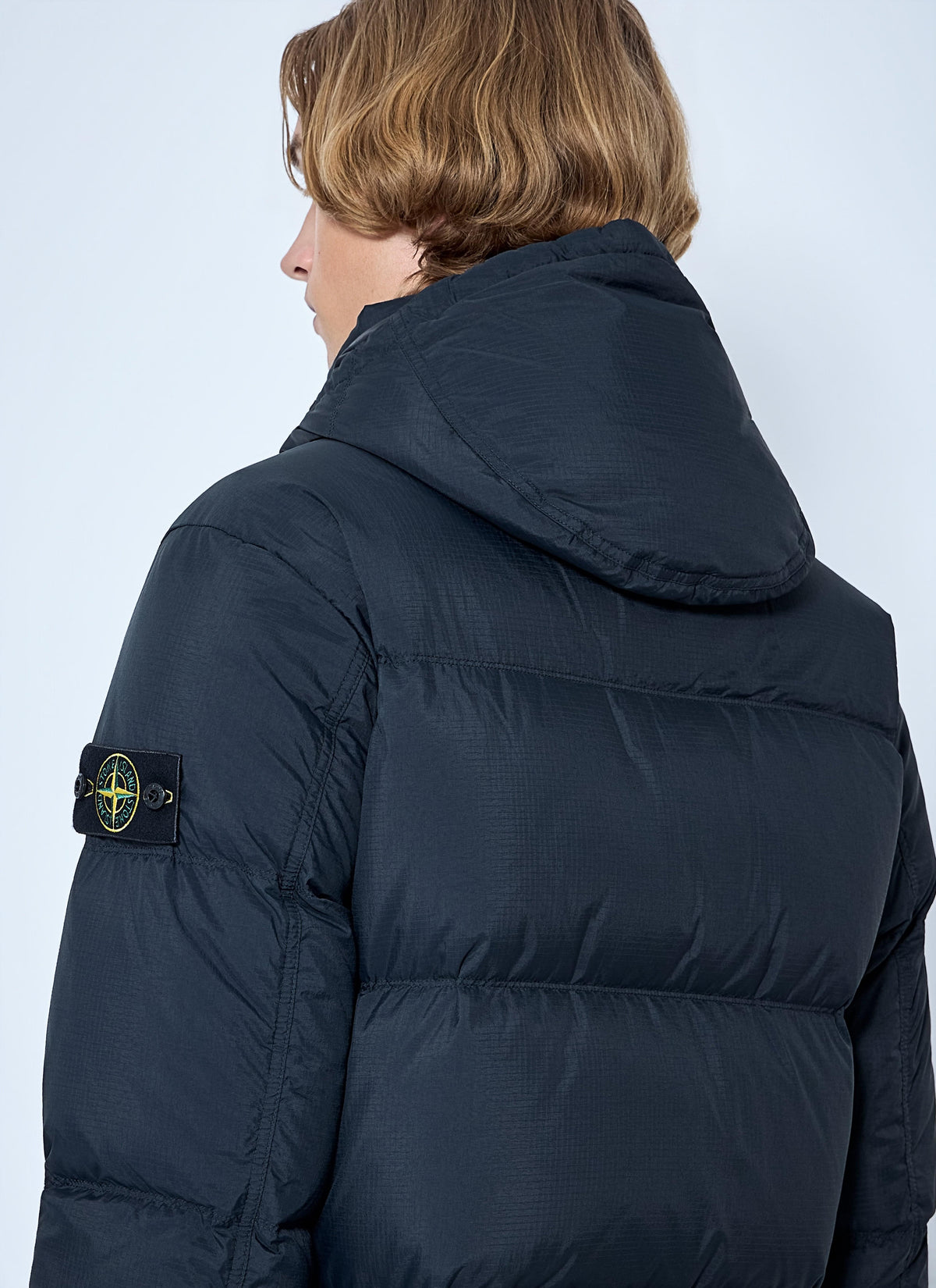 Stone Island Men Padded Hooded Jacket STONE ISLAND