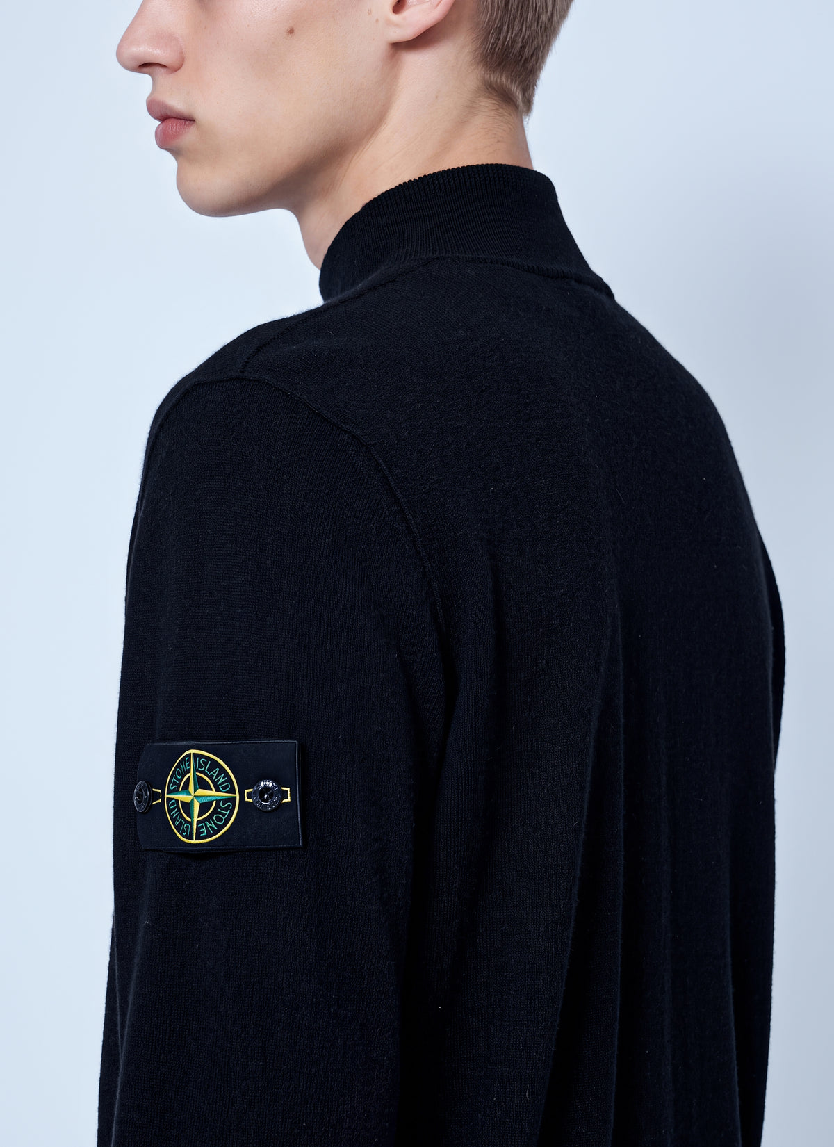 Stone Island Men Zip-Up Knit Cardigan STONE ISLAND