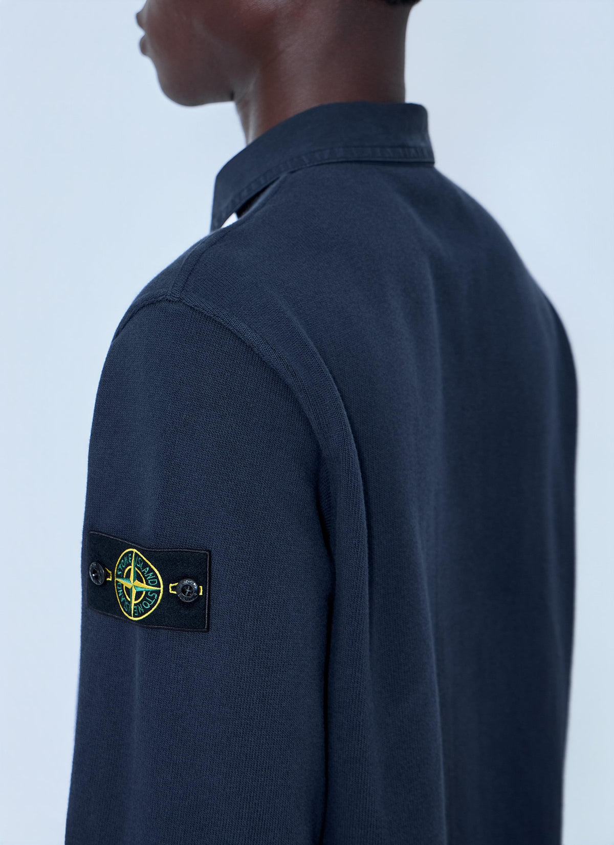 Stone Island Men Long Sleeve Polo Shirt STONE ISLAND