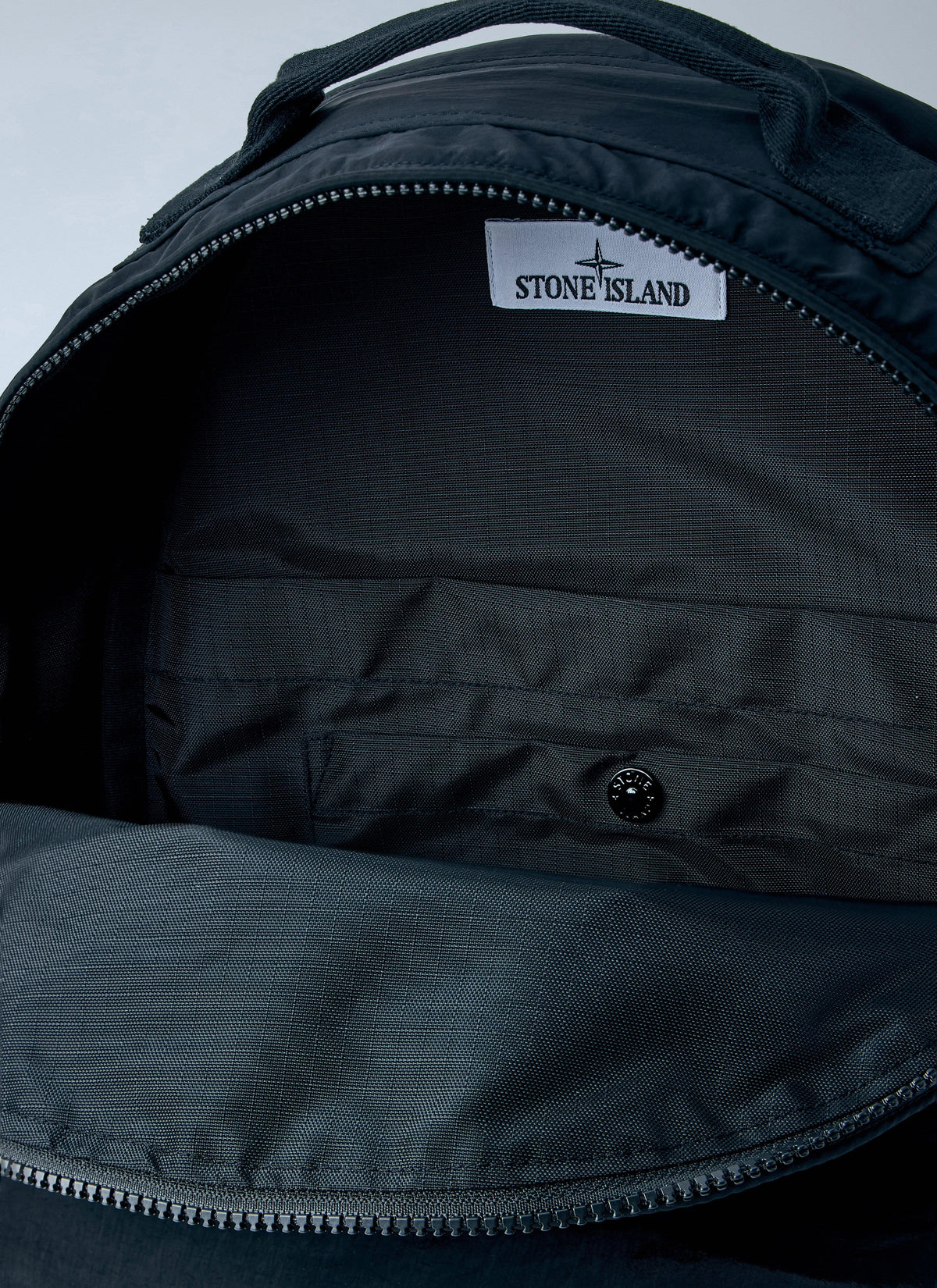 Stone Island Men Nylon Backpack With Front Zip Pocket STONE ISLAND