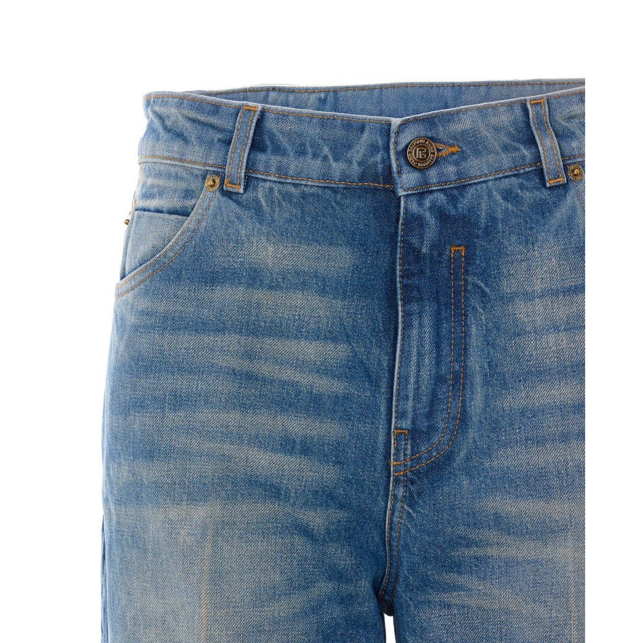 Balmain Women Straight Denim Pants BALMAIN
