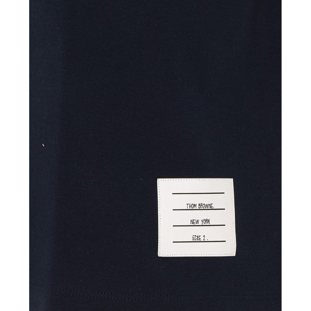 Thom Browne Men Stripe Logo Oversize T-Shirt THOM BROWNE