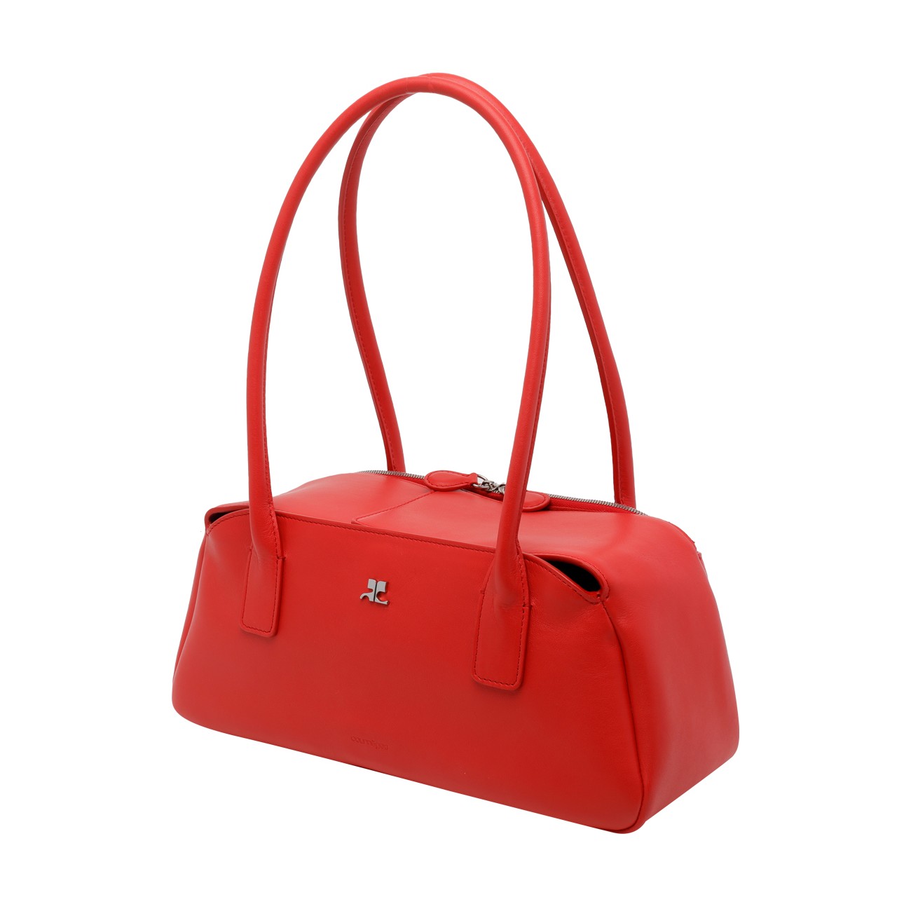 Courreges Women Stripe Naplack Shoulder Bag COURREGES