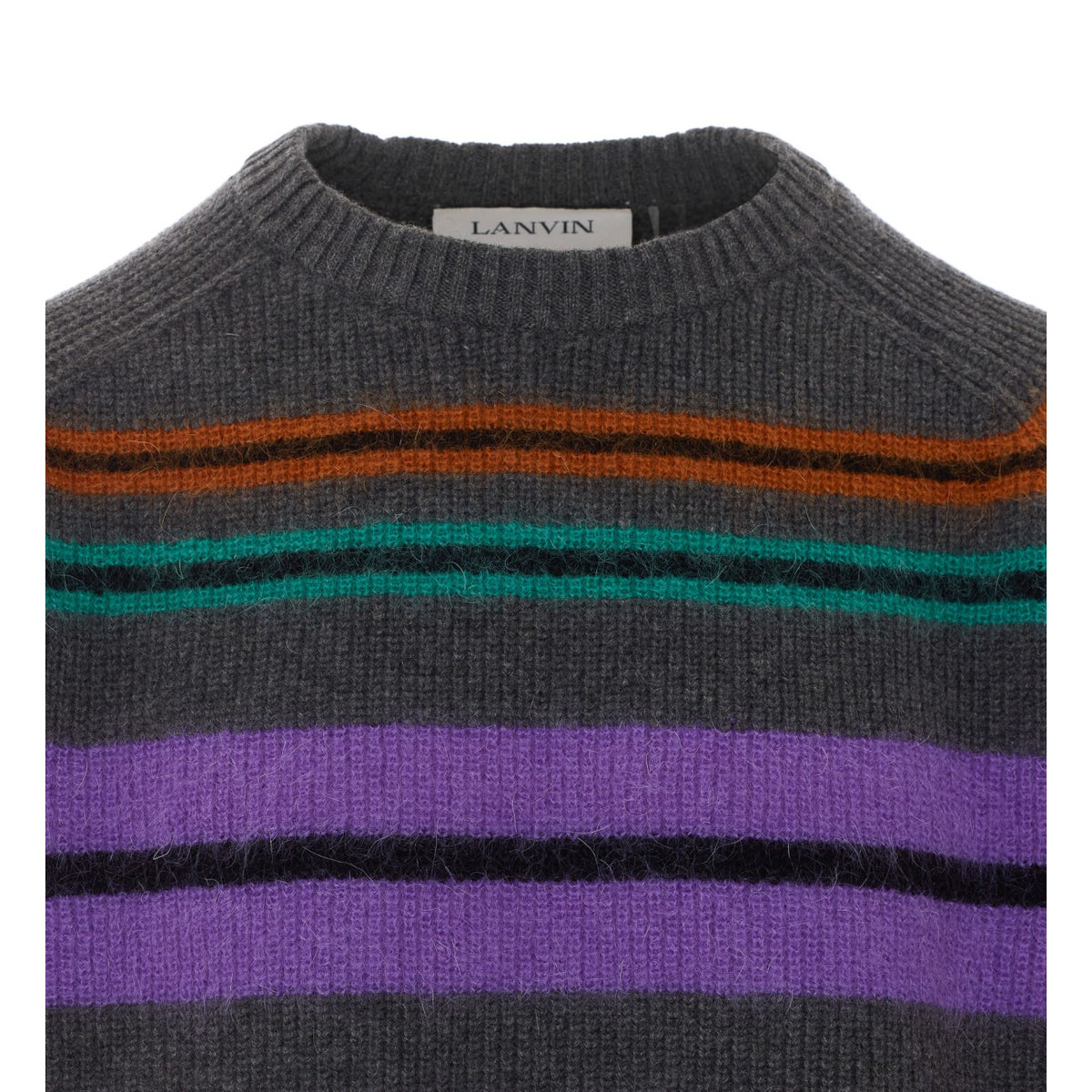 Lanvin Men Striped Sweater In Wool And Cashmere LANVIN