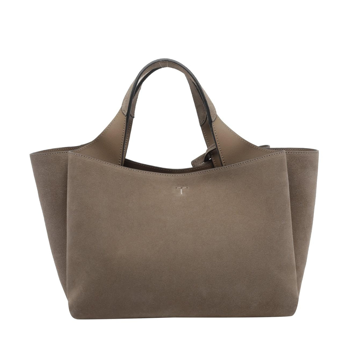 Tod's Women Suede Mini Handbag With T Timeless Charm TOD'S