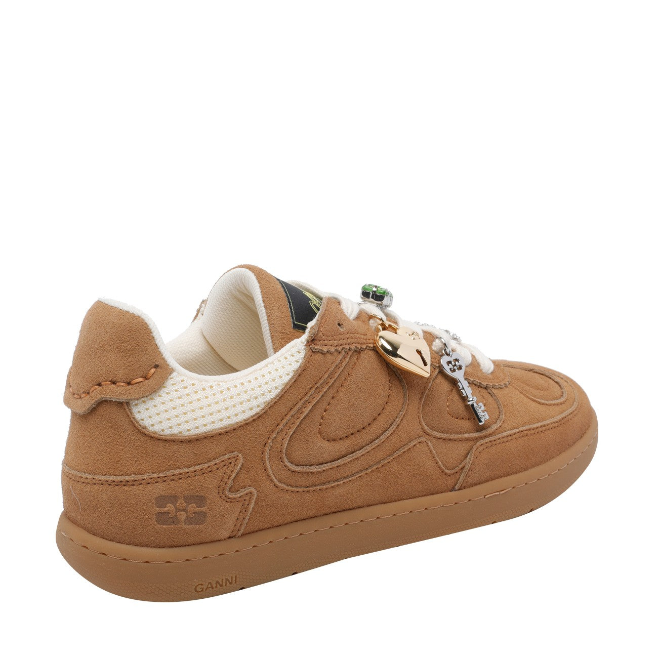 Ganni Women Suede Sneakers GANNI