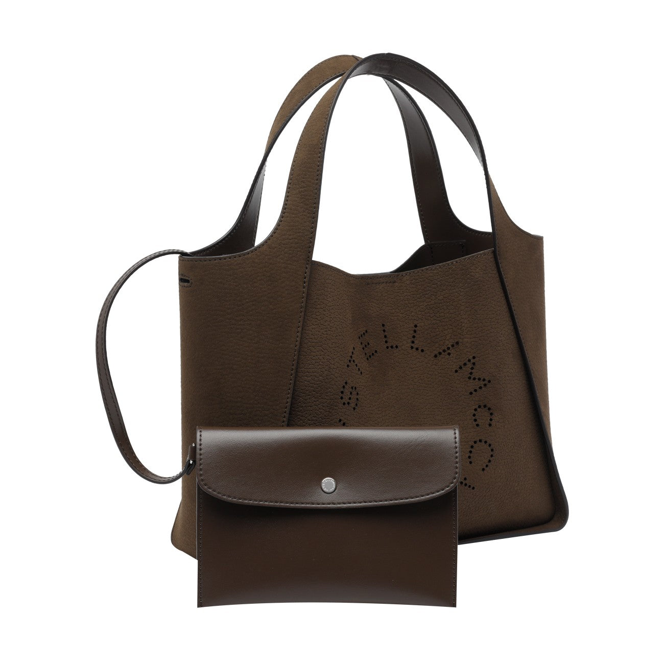Stella Mccartney Women Suede Stella Logo Tote Bag STELLA MCCARTNEY