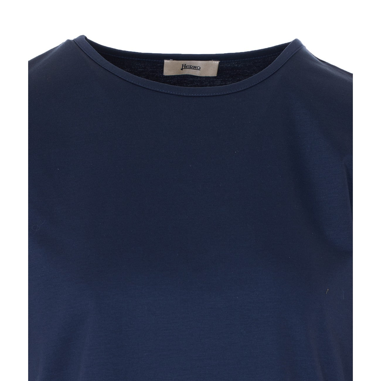 Herno Women T-Shirt With Buttoned Lateral Split HERNO
