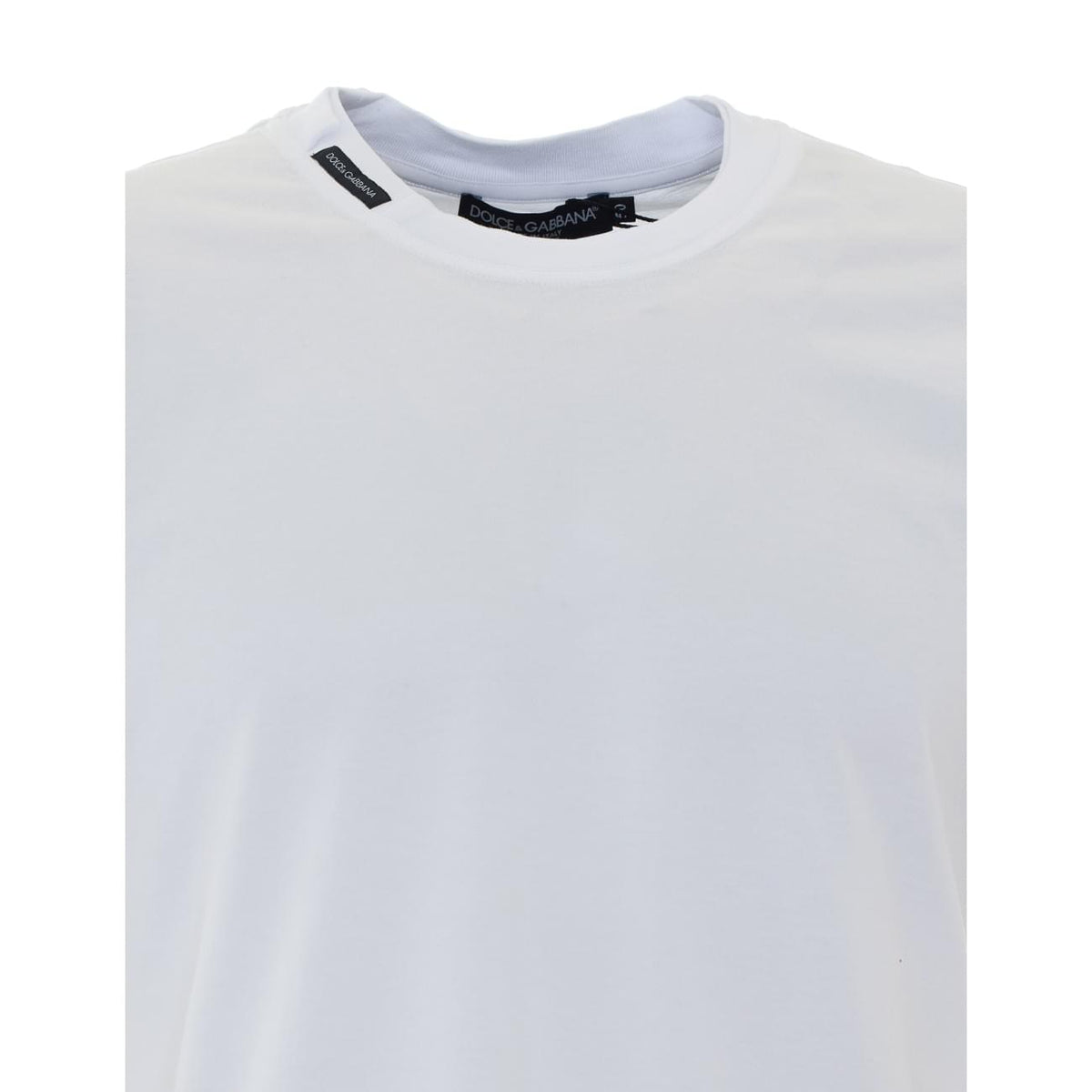 Dolce&Gabbana Men T-Shirt With Logo On Neck DOLCE & GABBANA
