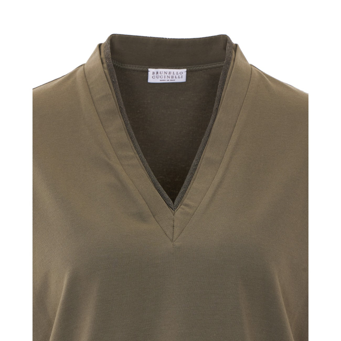Brunello Cucinelli Women T-Shirt With Monile Detail BRUNELLO CUCINELLI
