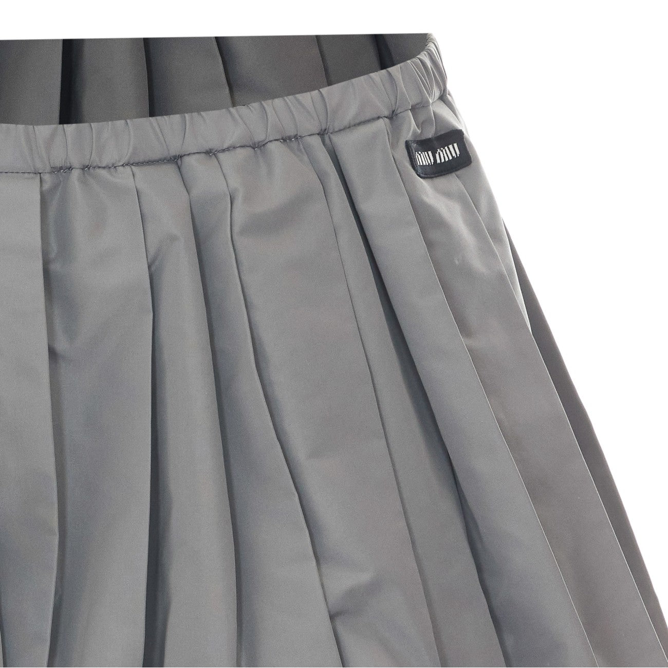 Miu Miu Women Technical Fabric Mini Skirt MIU MIU