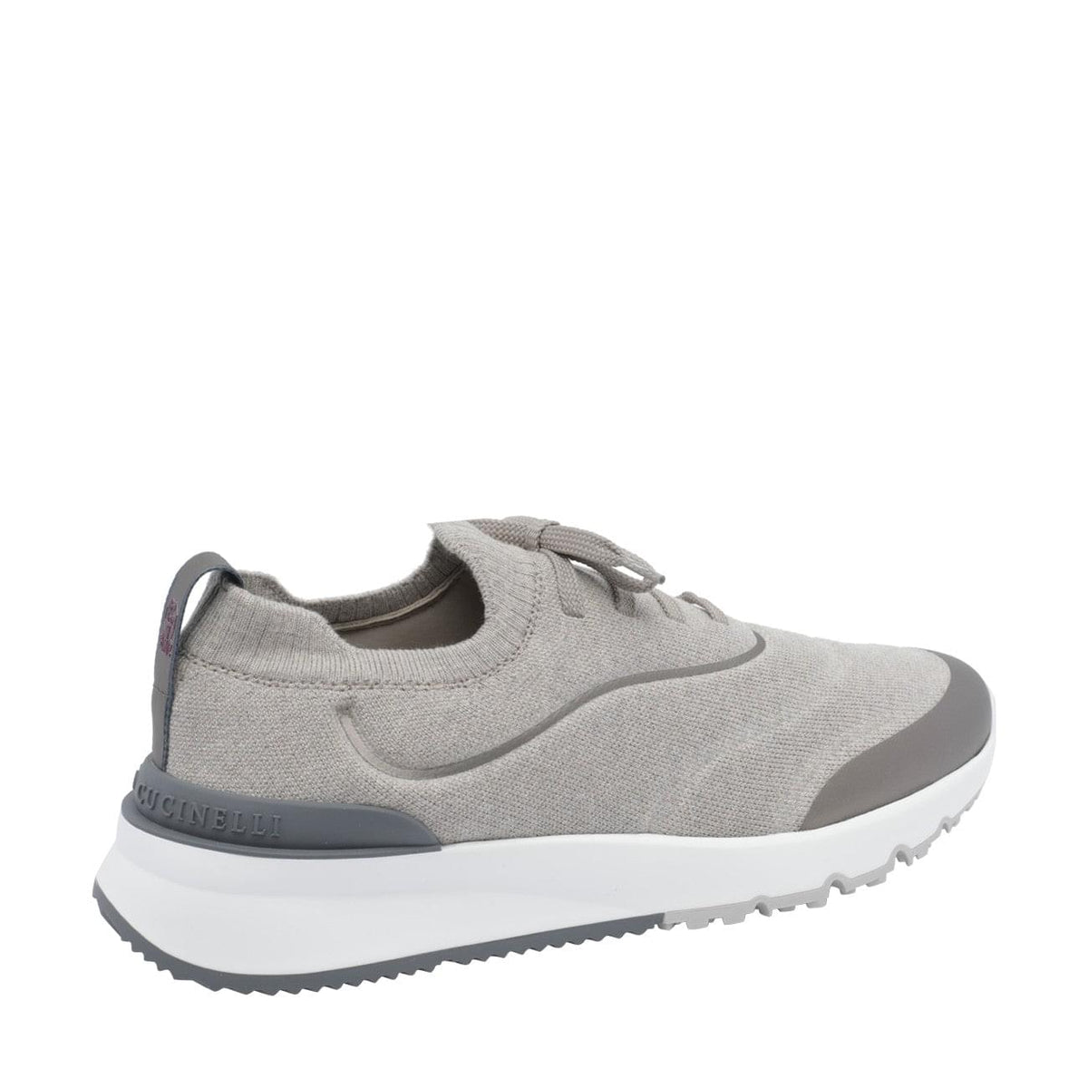 Brunello Cucinelli Men Techno Cotton Runner Sneakers With Logo BRUNELLO CUCINELLI