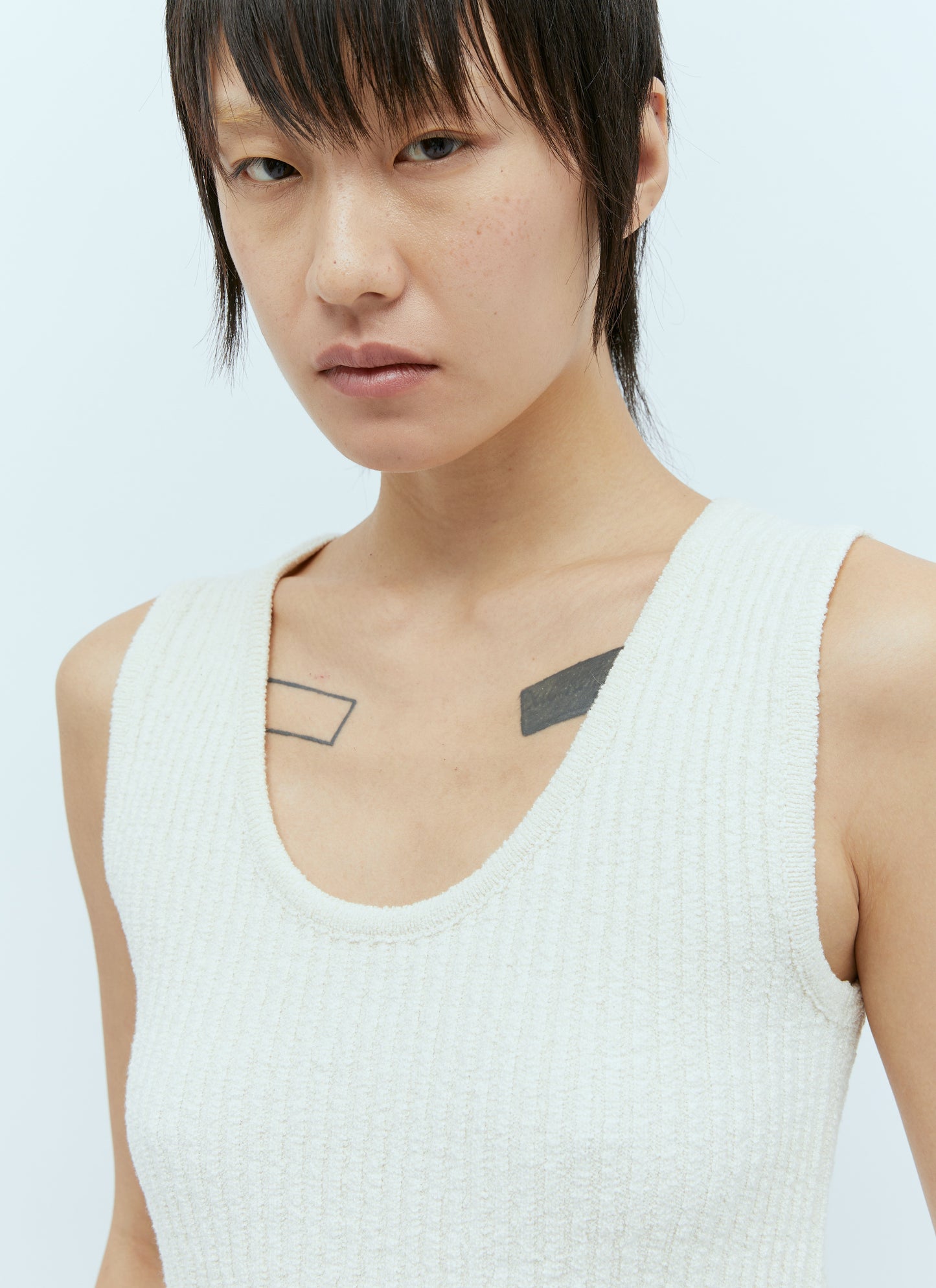 Toteme Women Bouclé Knit Tank Top TOTEME