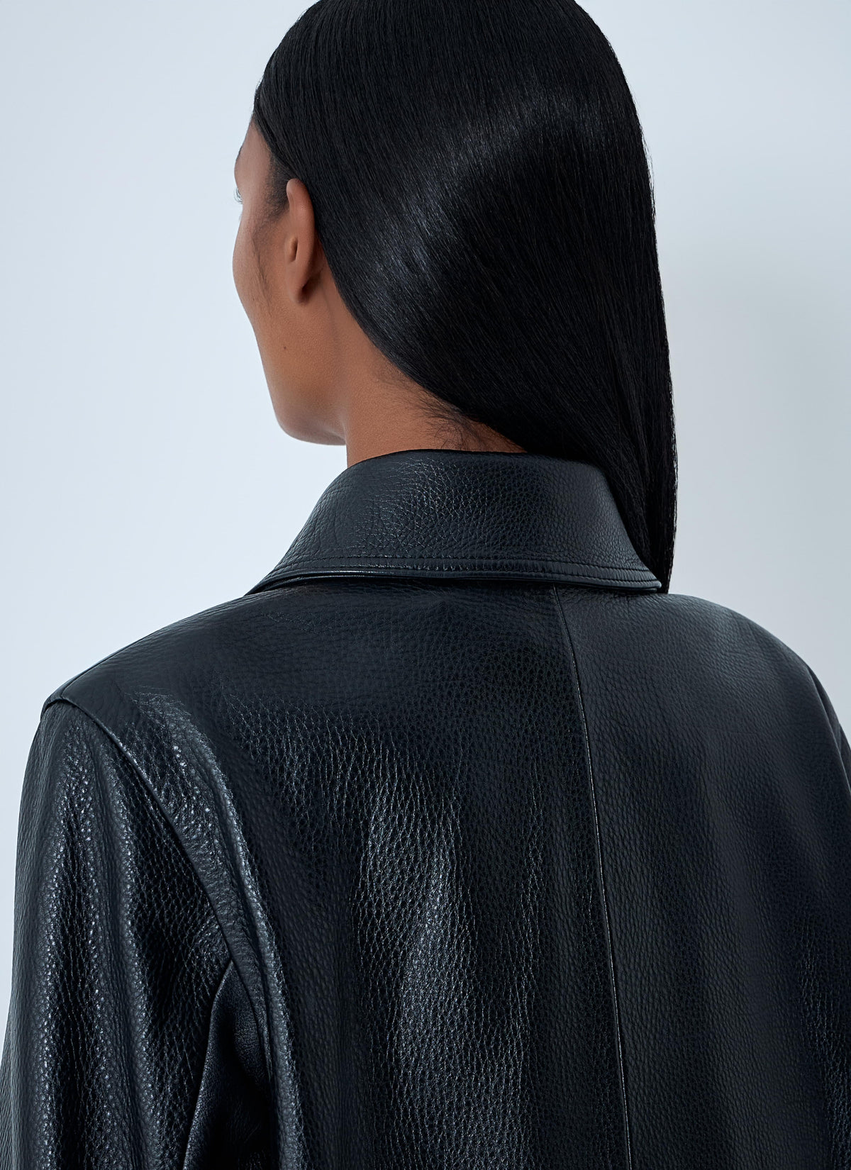 Toteme Women Grained Leather Jacket TOTEME