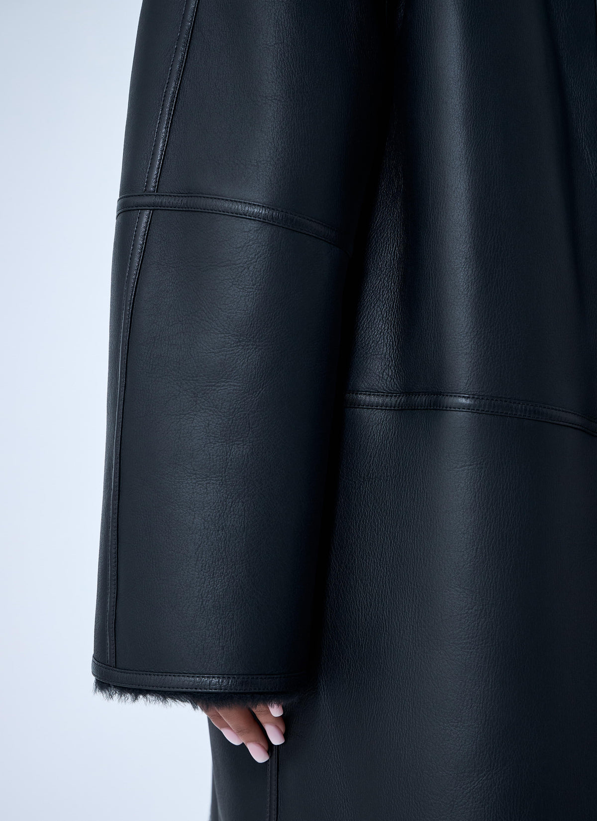Toteme Women Shearling Wrap Coat