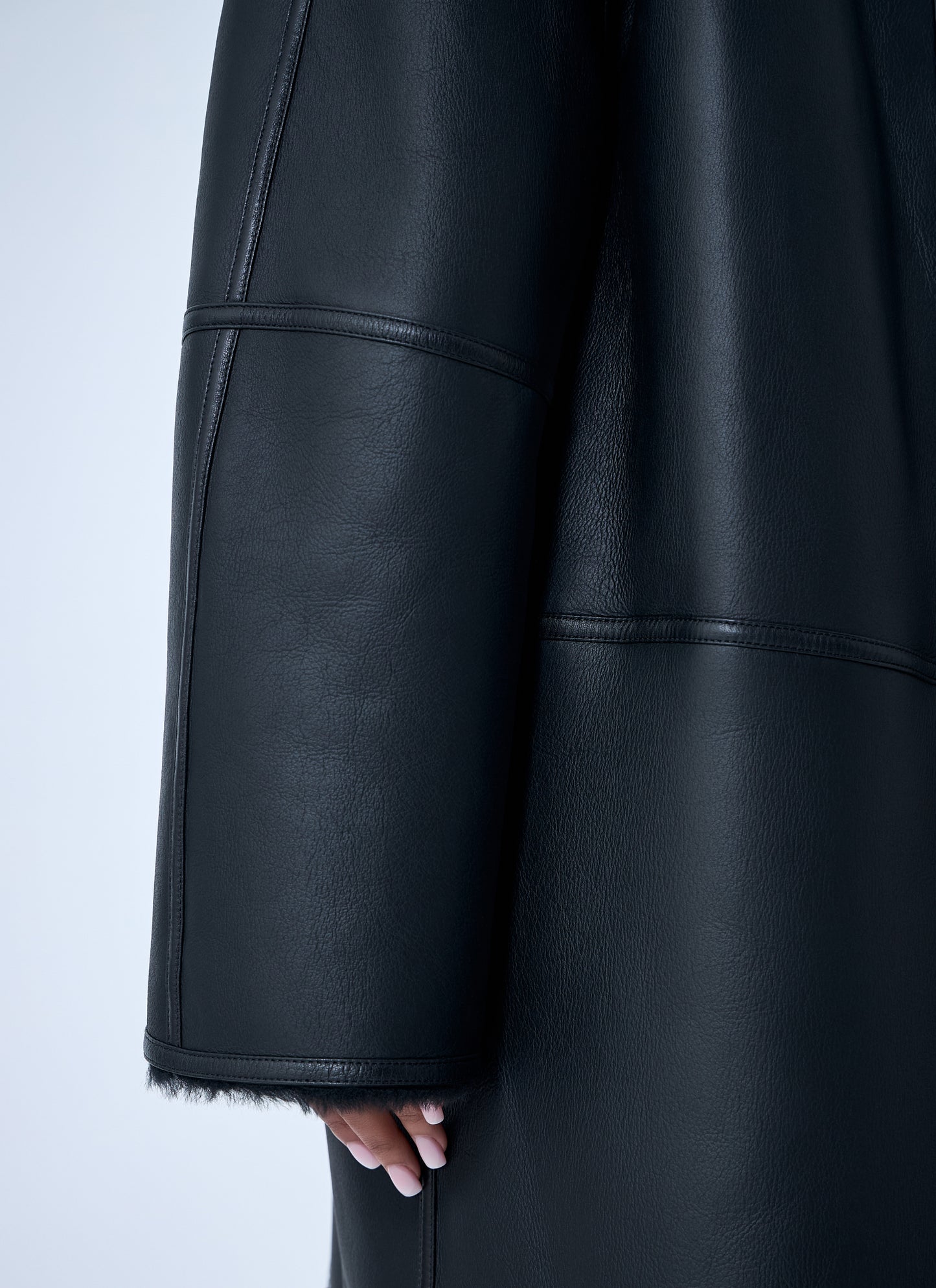 Toteme Women Shearling Wrap Coat