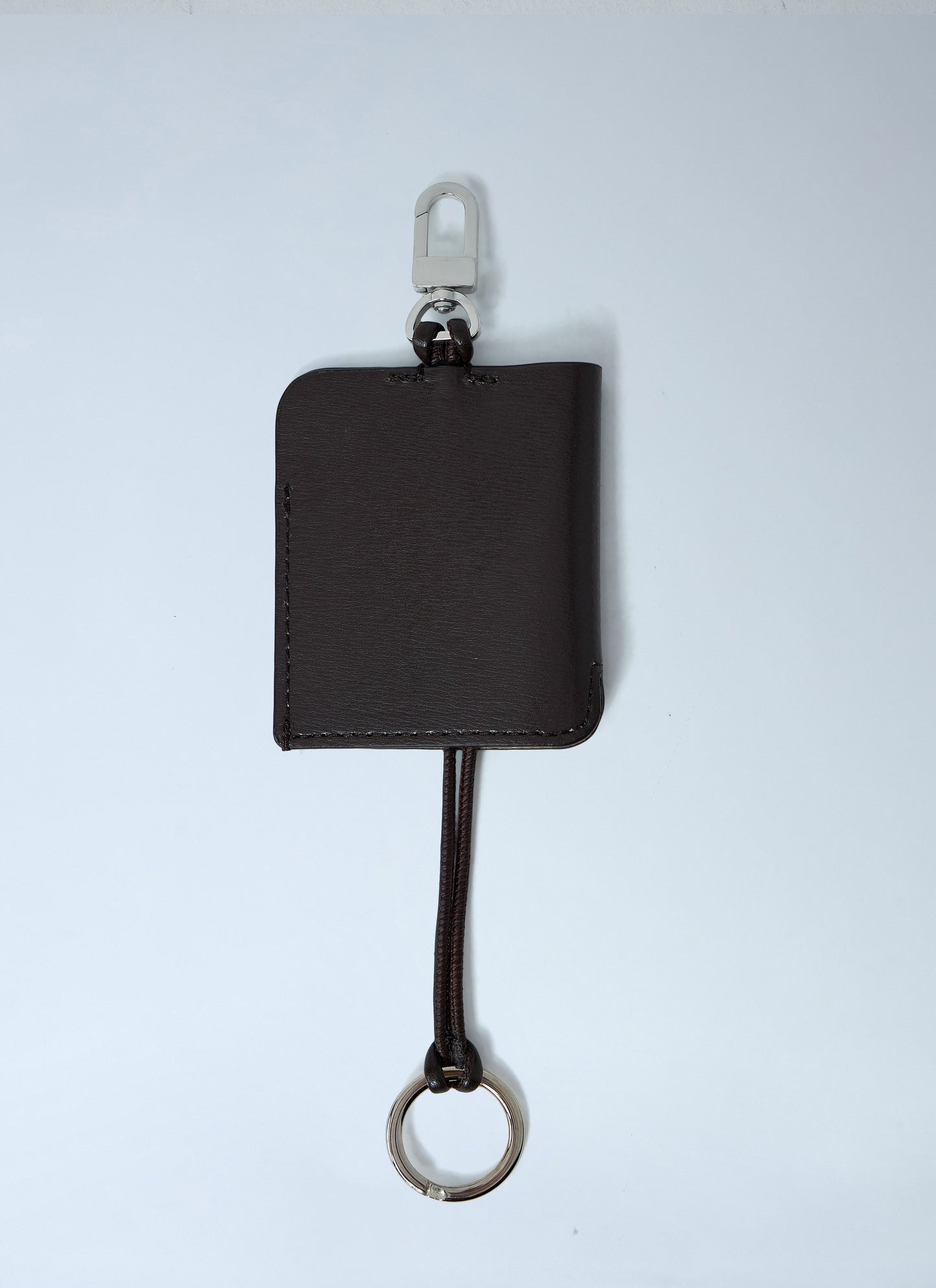 Toteme Women Polished Leather Logo Keyring TOTEME