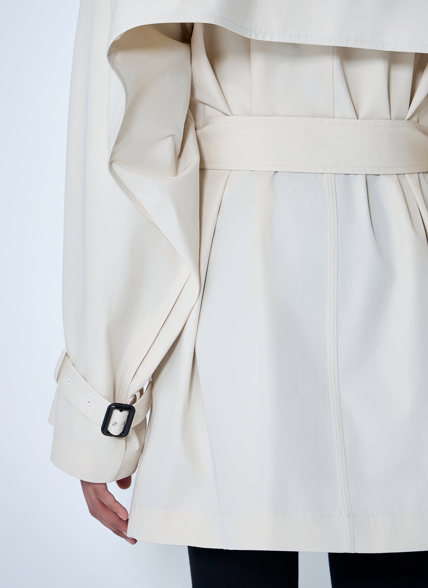 Toteme Women Double-Breasted Cotton Trench Coat TOTEME