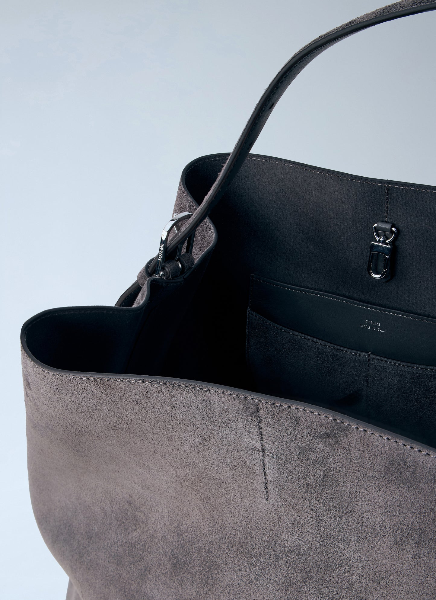 Toteme Women Belted Suede Tote Bag TOTEME