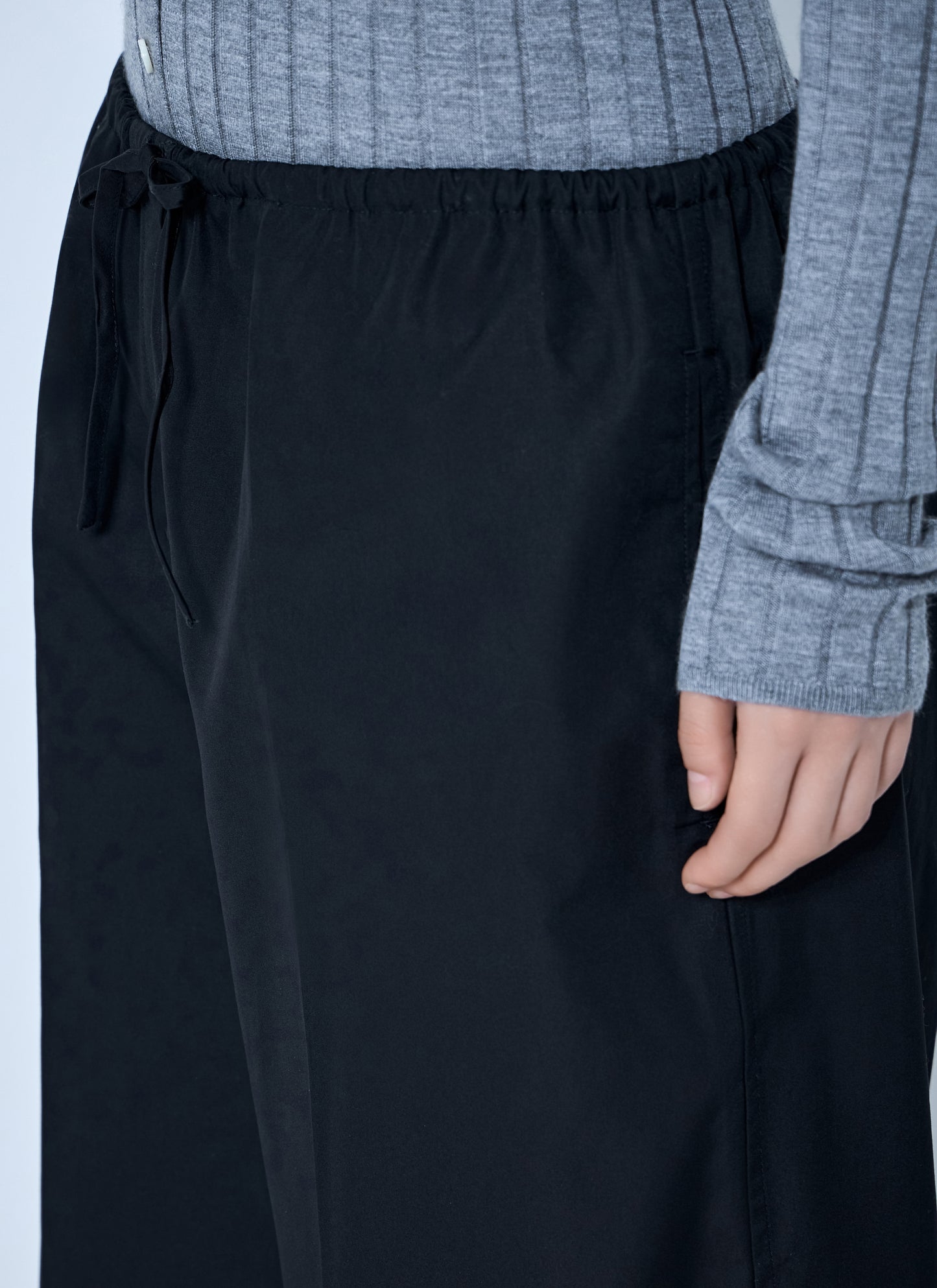 Toteme Women Drawstring Cotton Trousers TOTEME