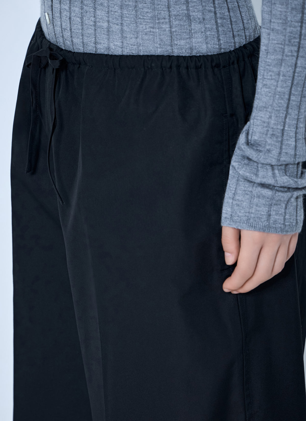 Toteme Women Drawstring Cotton Trousers TOTEME