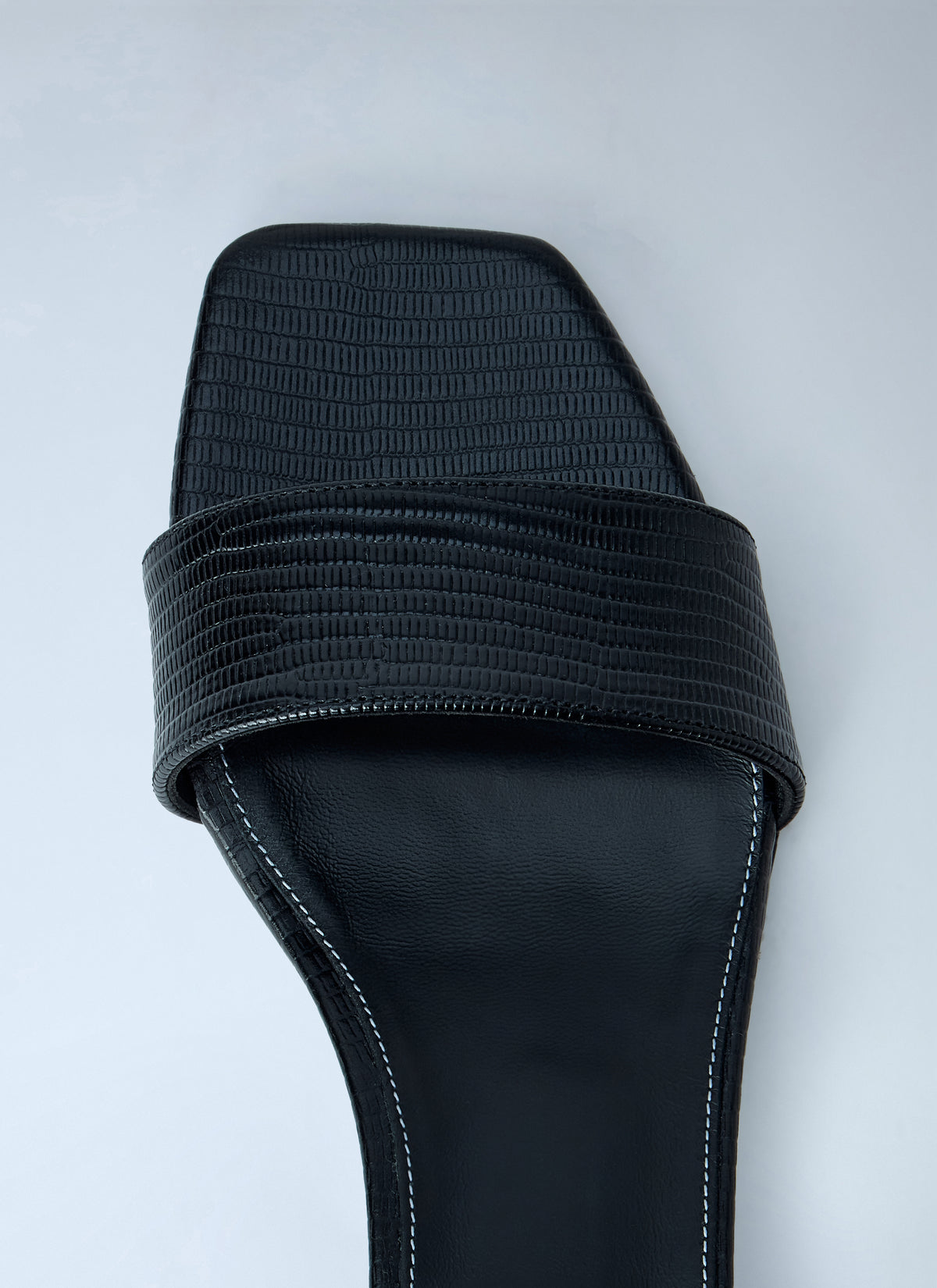 Toteme Women Slim Lizard-Embossed Bandeau Sandals TOTEME