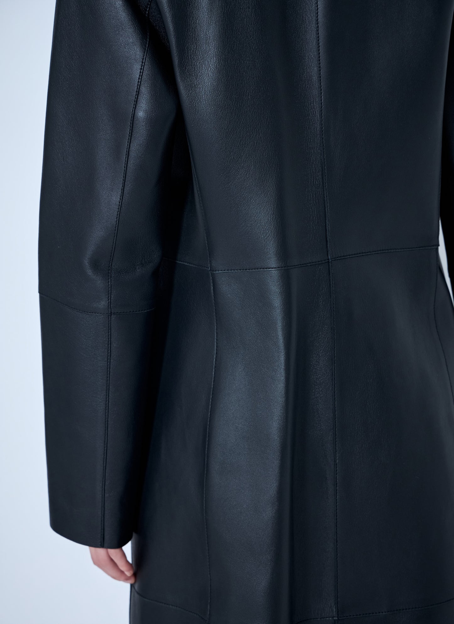 Toteme Women Slim Leather Coat TOTEME